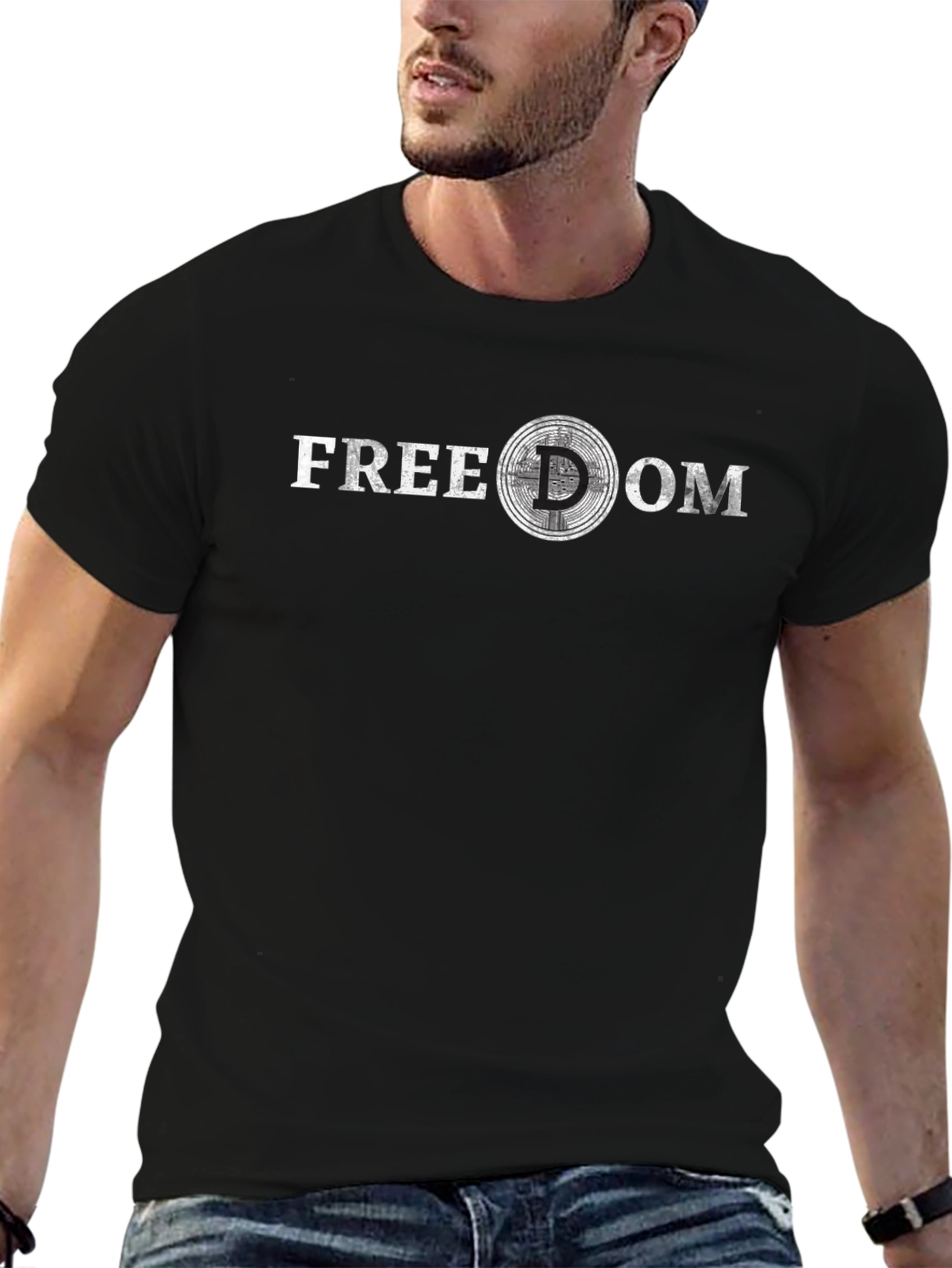 Freedom Cryptocurrency T-Shirt - Black