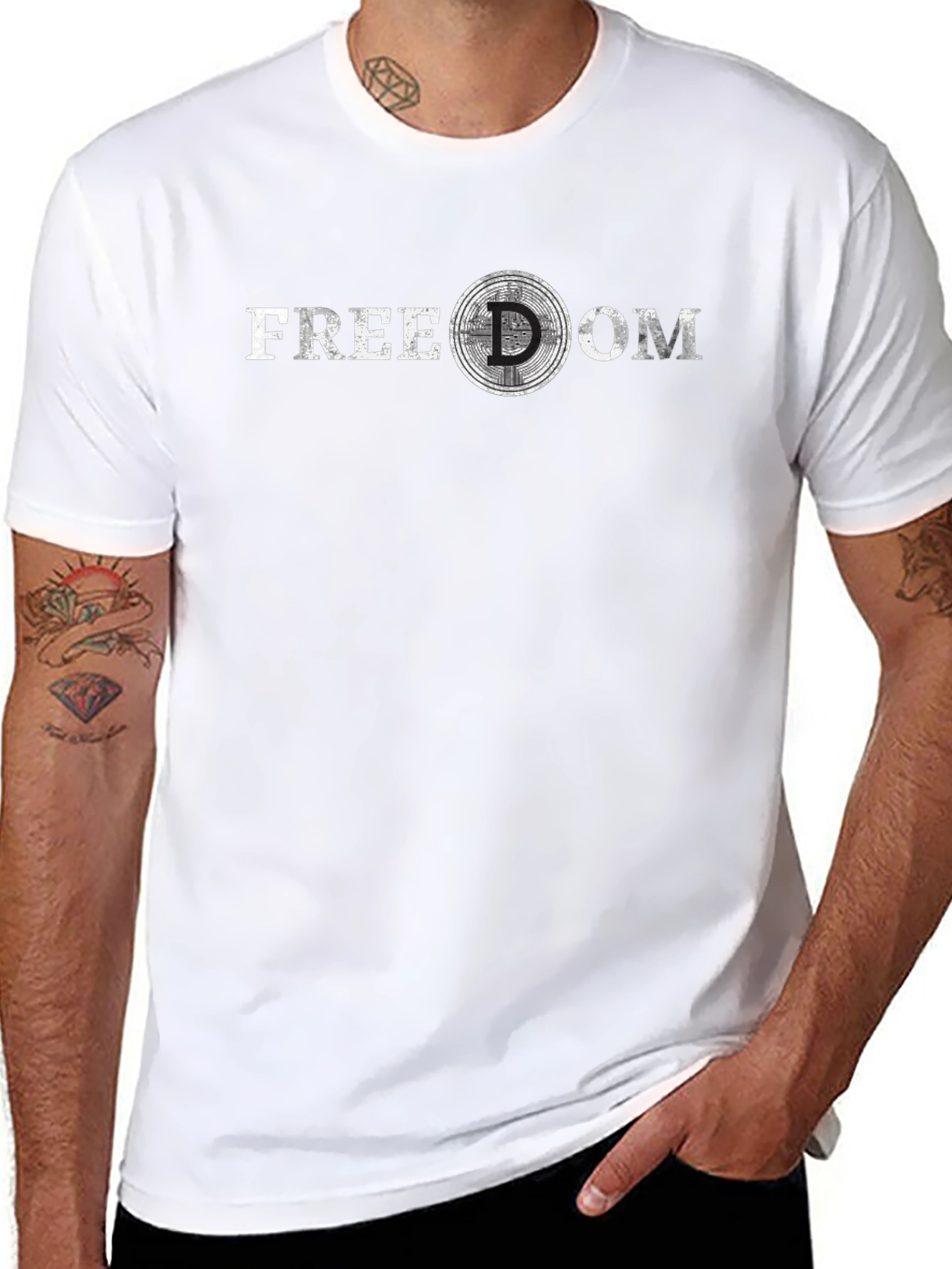 Freedom Cryptocurrency T-Shirt - Black