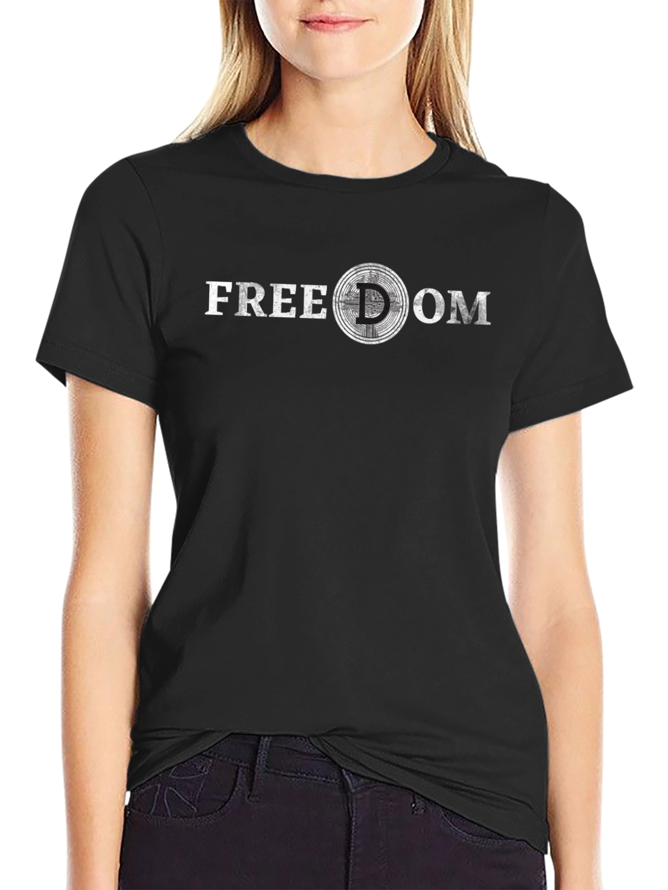 Freedom Cryptocurrency T-Shirt - Black