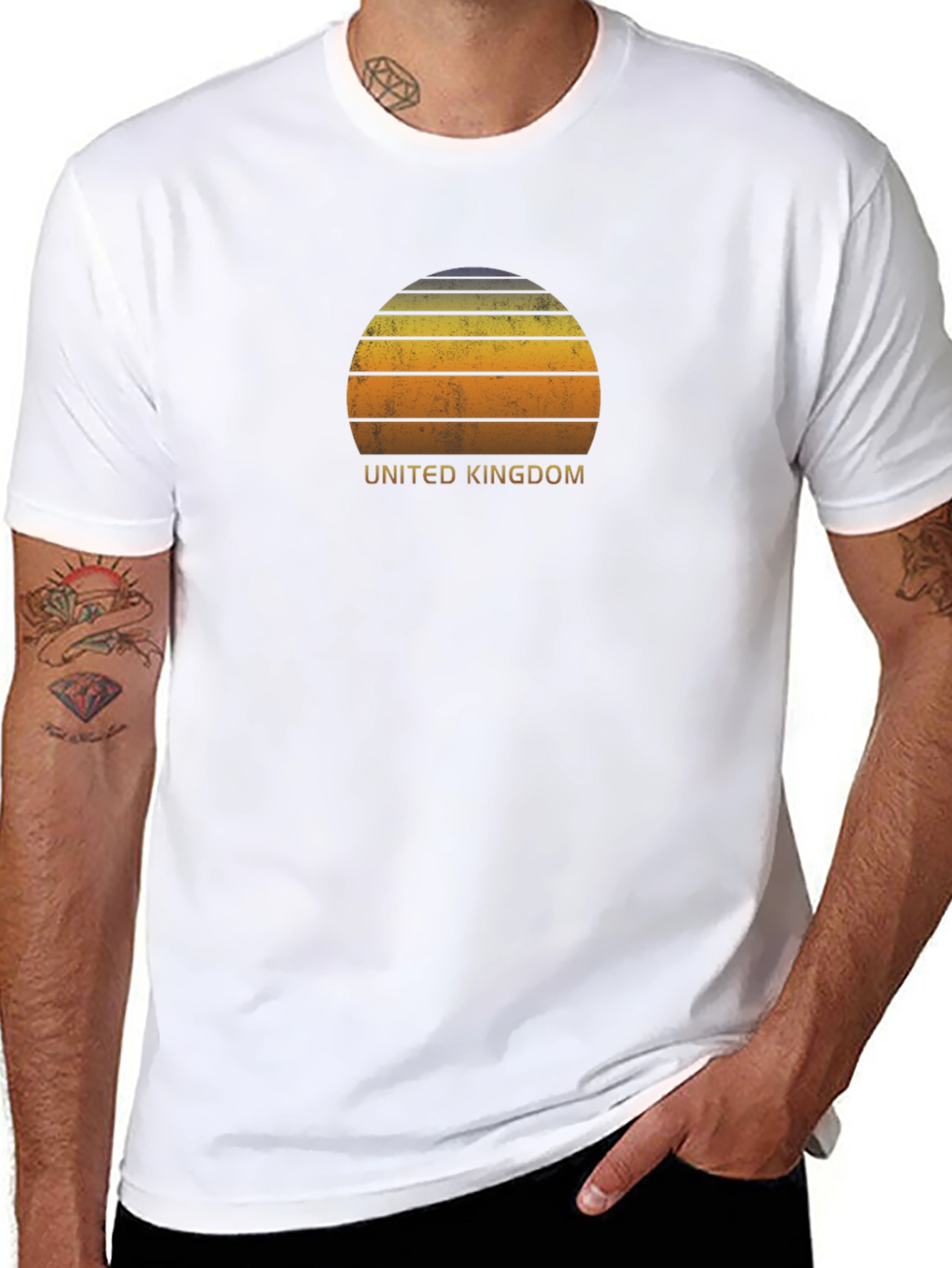 United Kingdom Sunset Graphic Tee