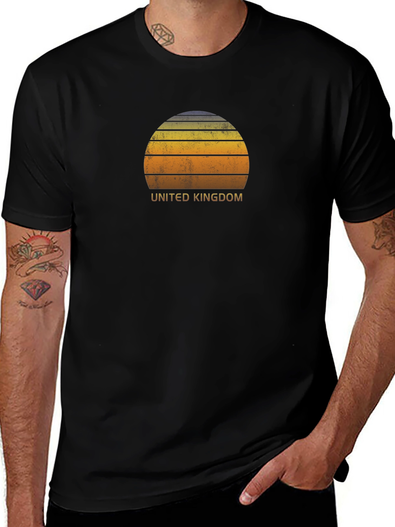 United Kingdom Sunset Graphic Tee