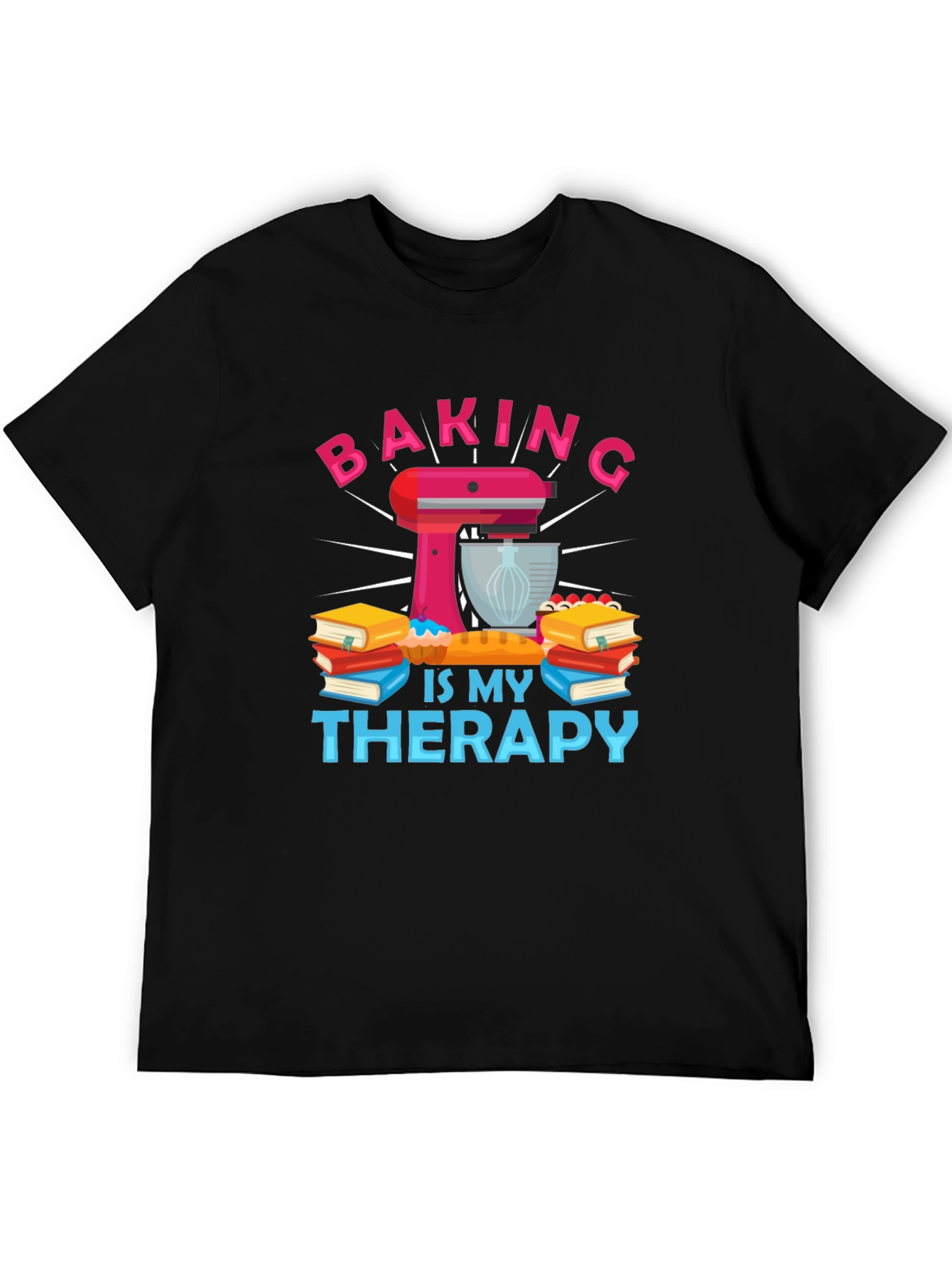 Baking Is My Therapy Graphic T-Shirt