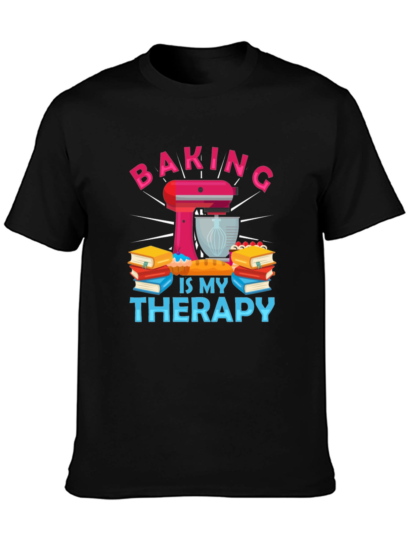 Baking Is My Therapy Graphic T-Shirt