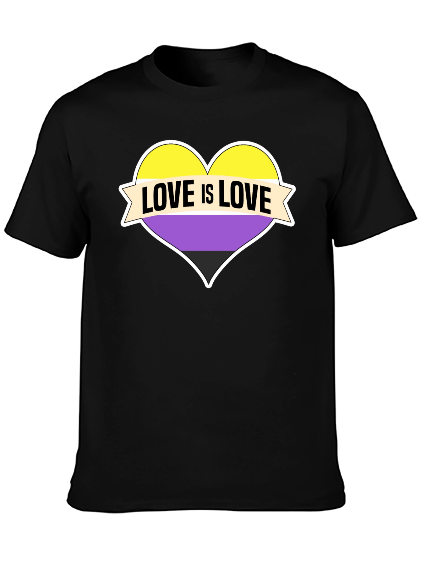 Love Is Love Nonbinary Pride T-Shirt