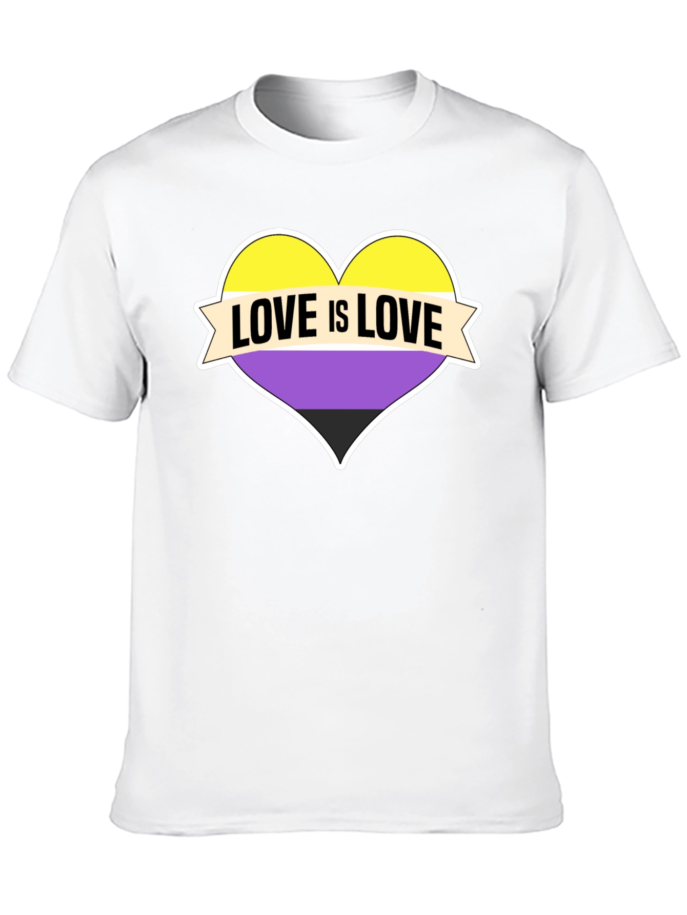 Love Is Love Nonbinary Pride T-Shirt