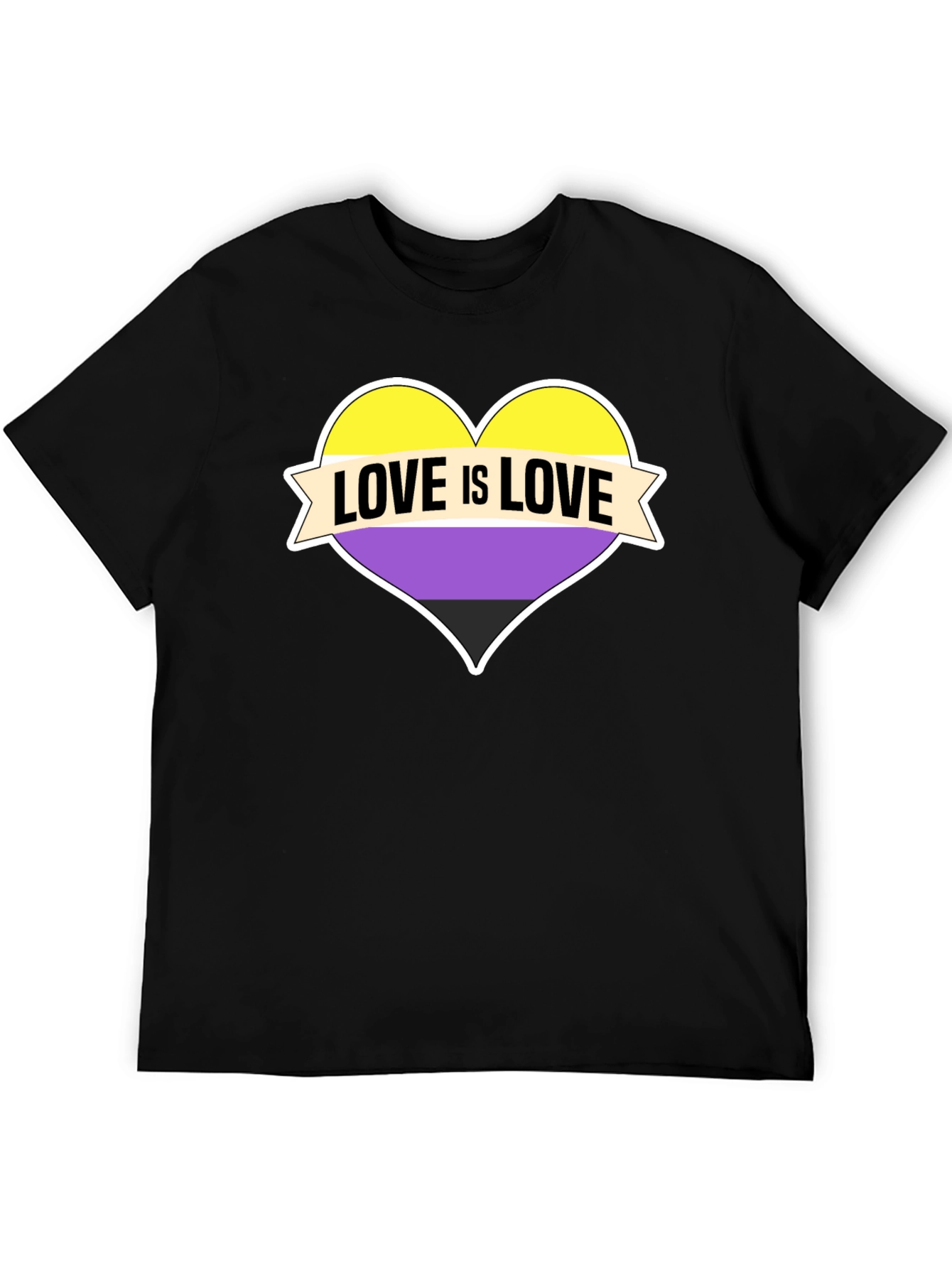 Love Is Love Nonbinary Pride T-Shirt