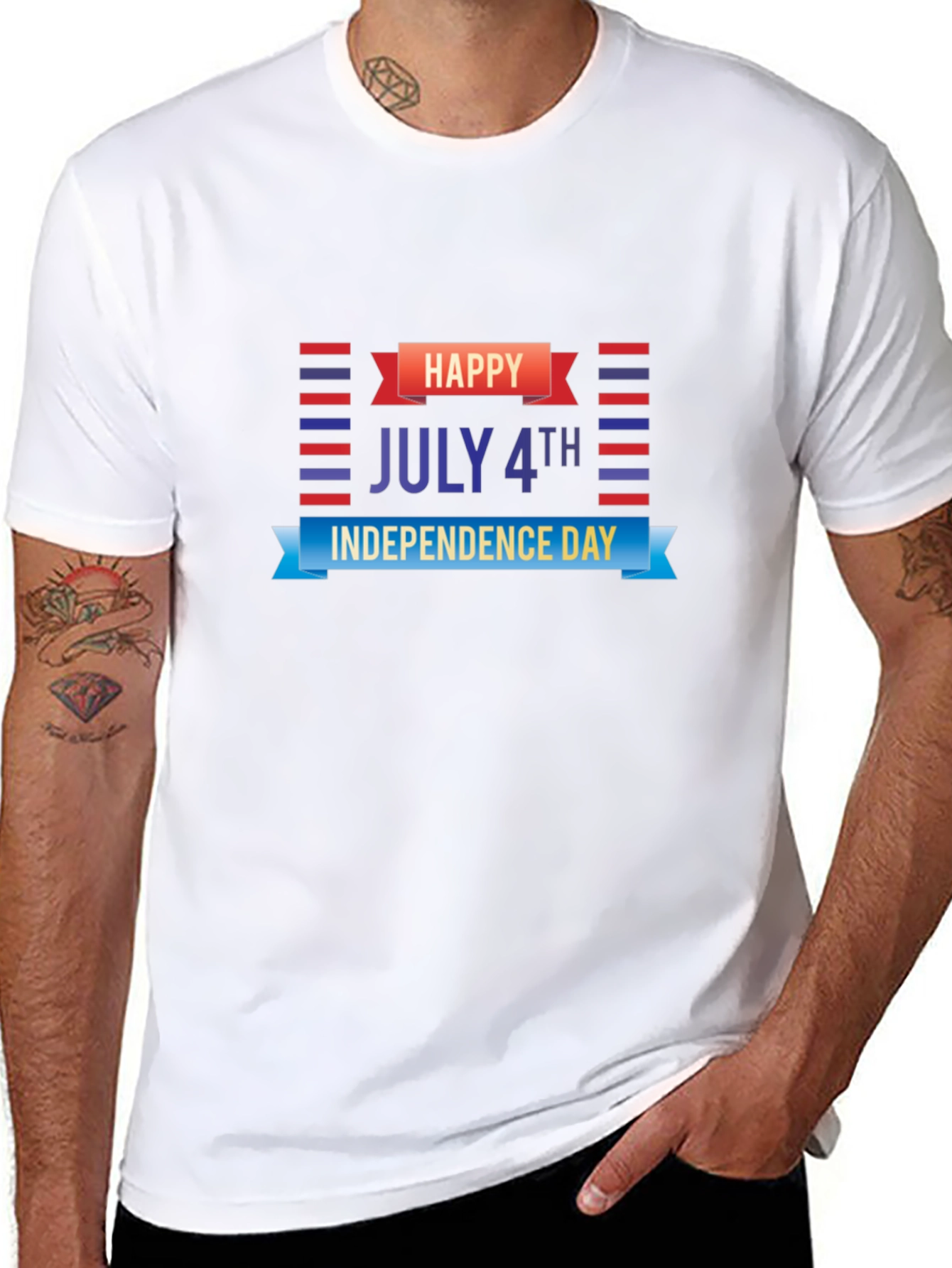 Happy 4th of July Independence Day Graphic Tee