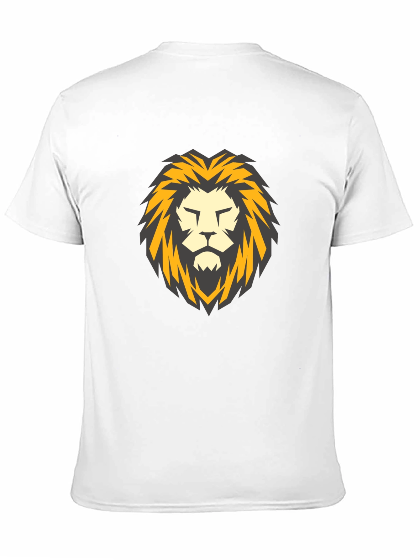 Lion Head Graphic Black T-Shirt