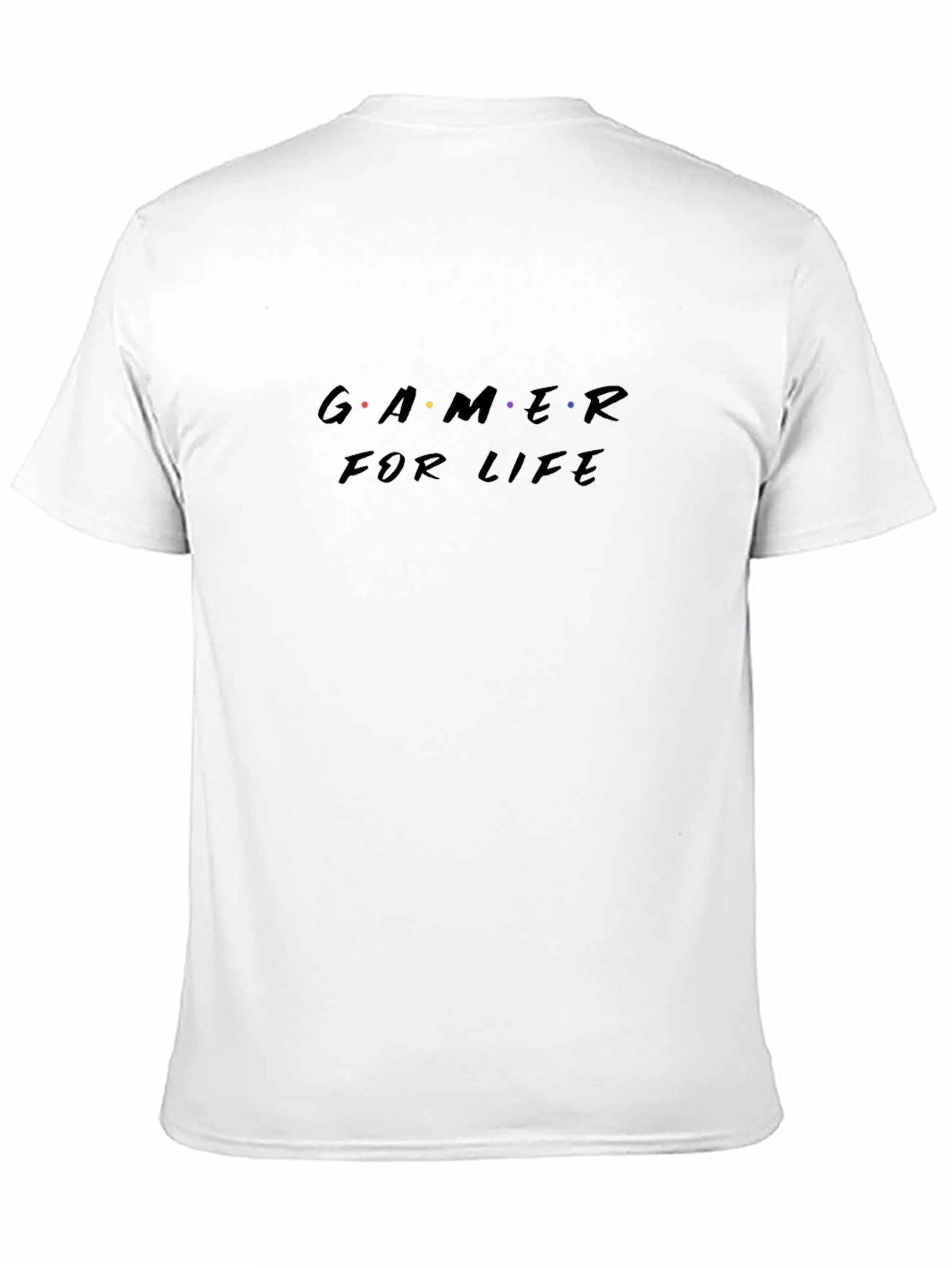 Gamer for Life Black Graphic Tee