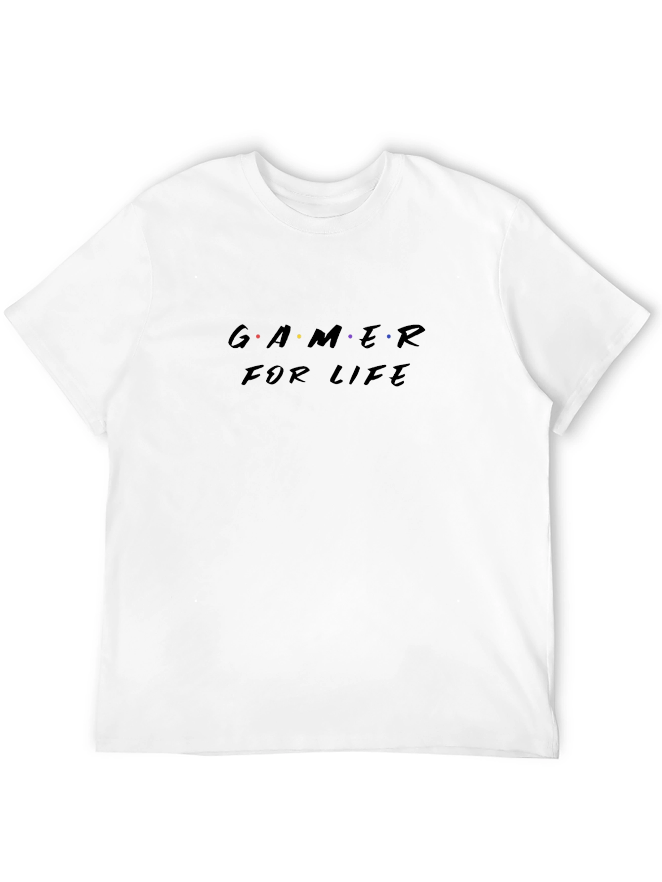 Gamer for Life Black Graphic Tee