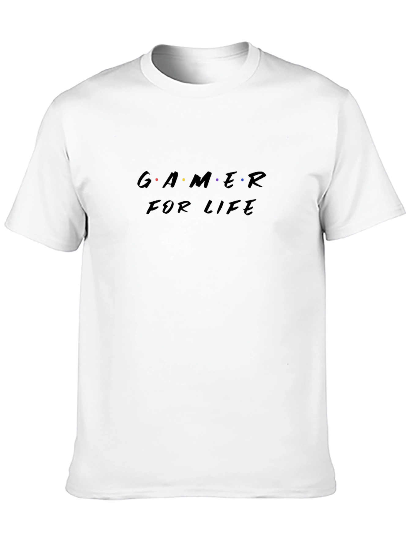 Gamer for Life Black Graphic Tee