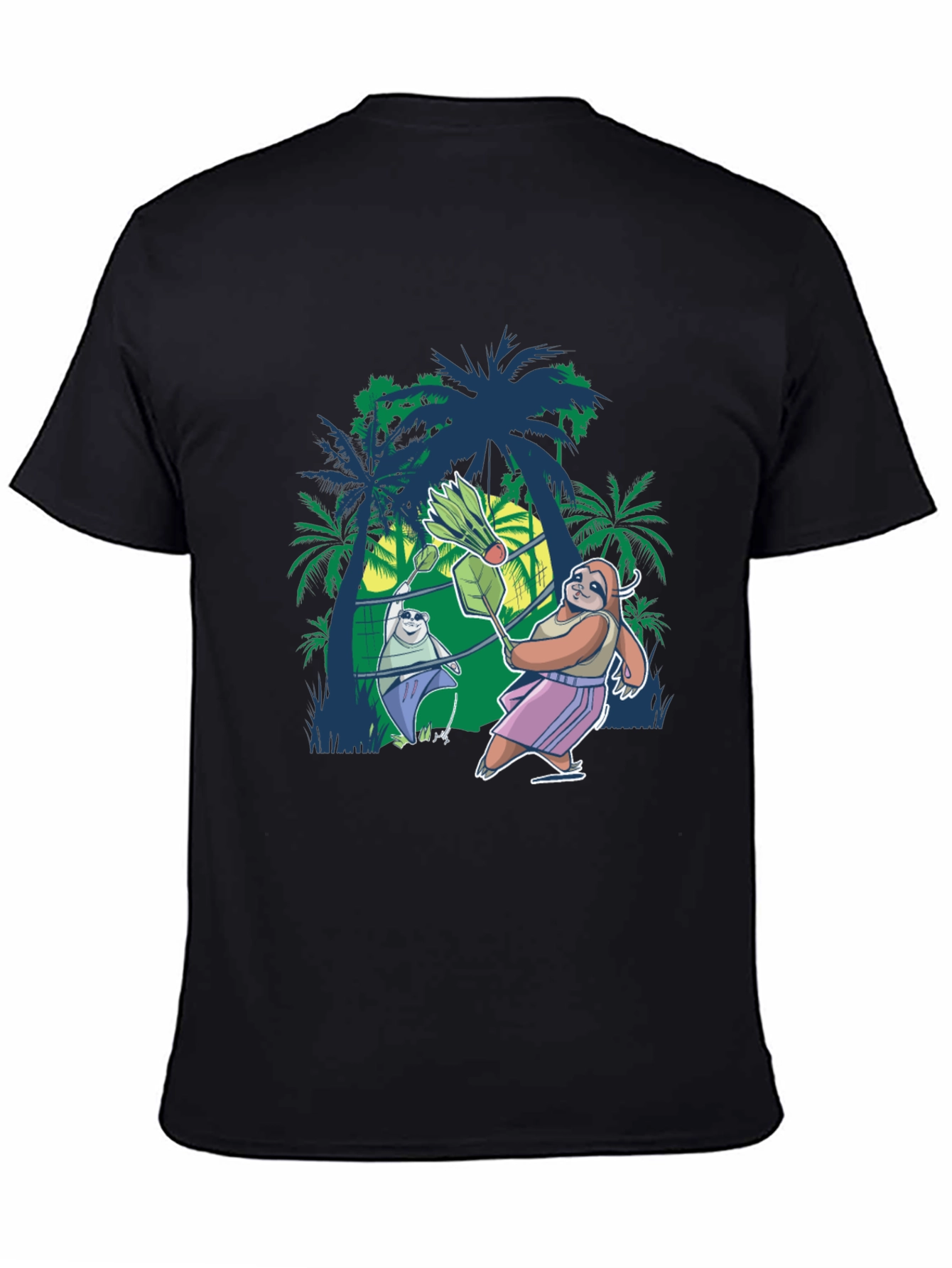 Sloth Badminton T-Shirt