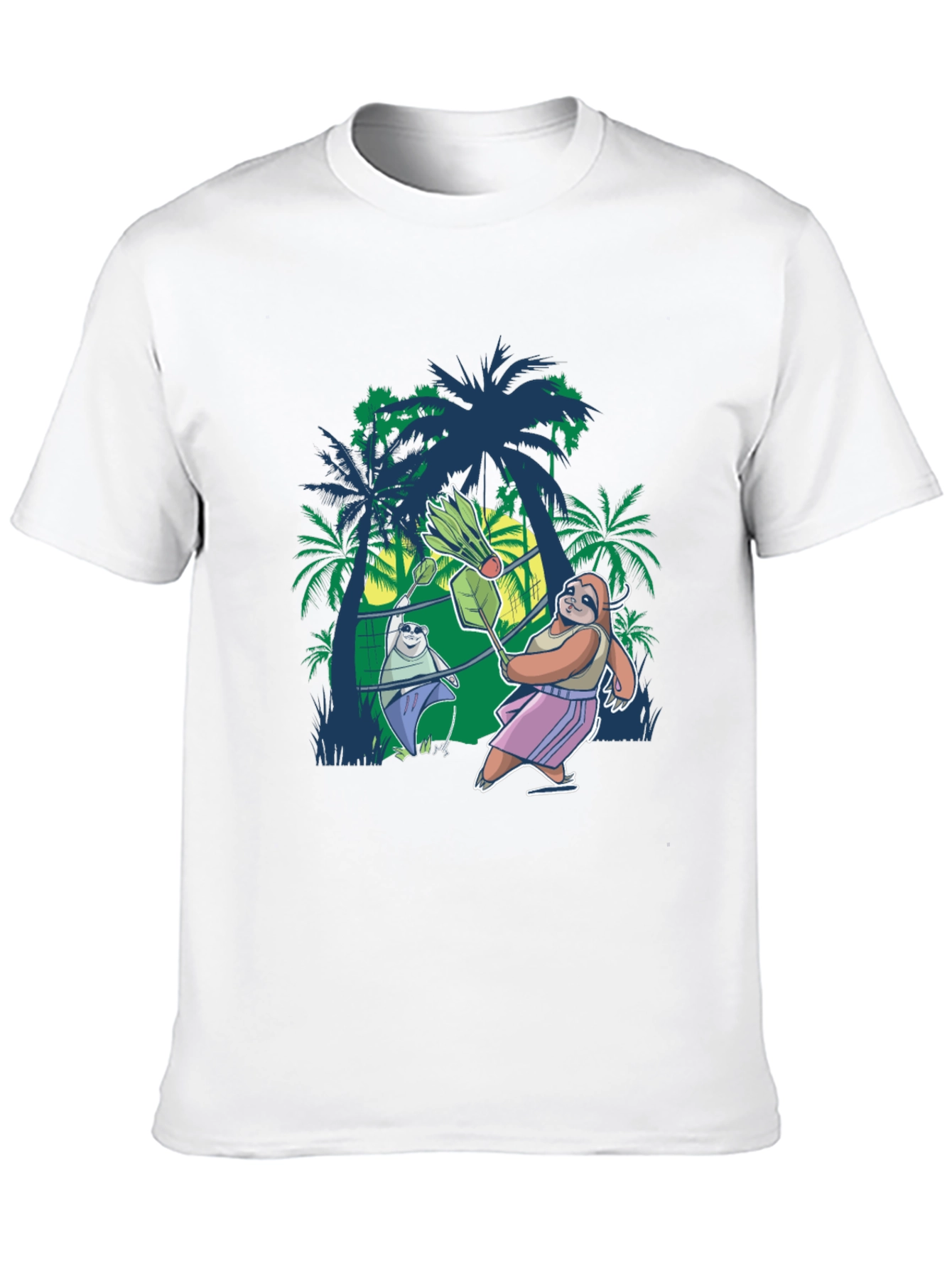 Sloth Badminton T-Shirt