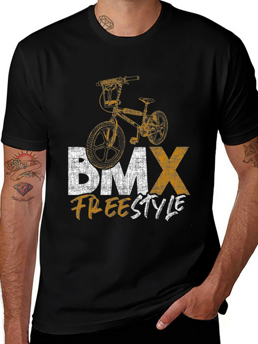 BMX Freestyle Graphic Tee - Black