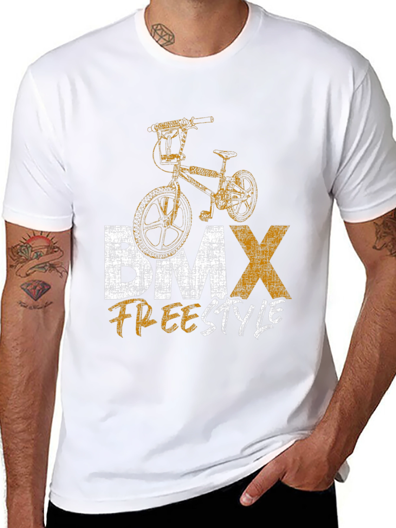 BMX Freestyle Graphic Tee - Black