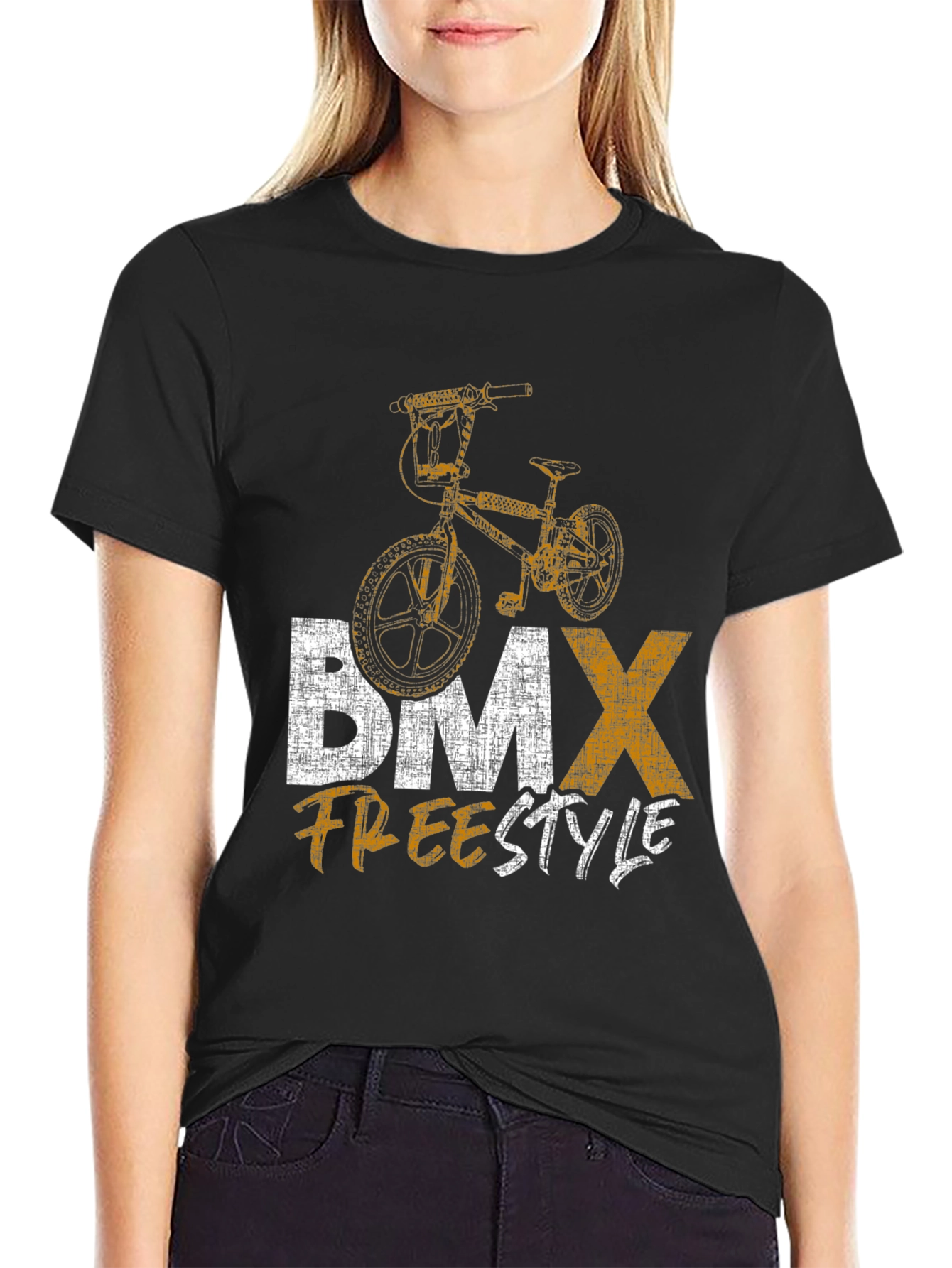 BMX Freestyle Graphic Tee - Black