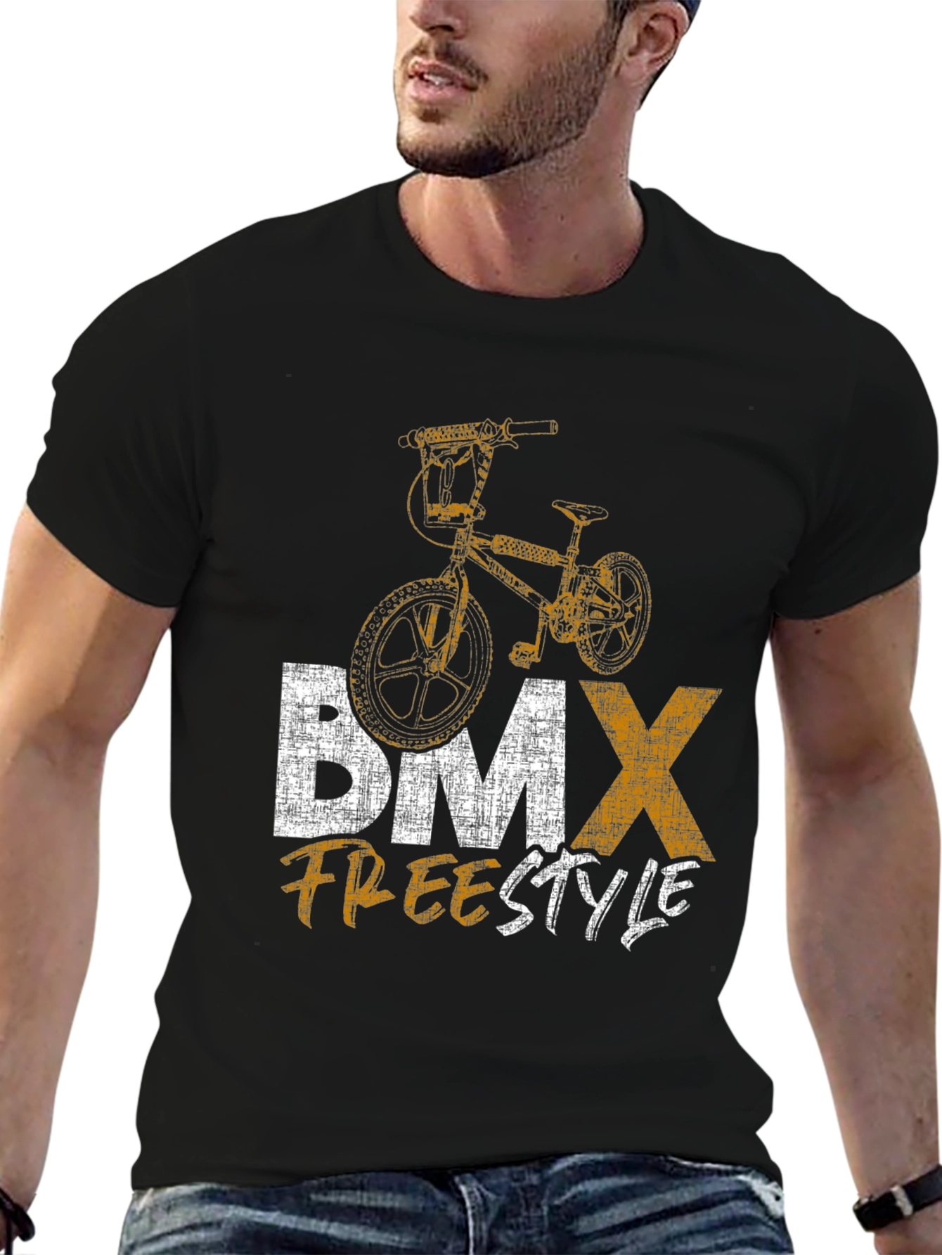 BMX Freestyle Graphic Tee - Black
