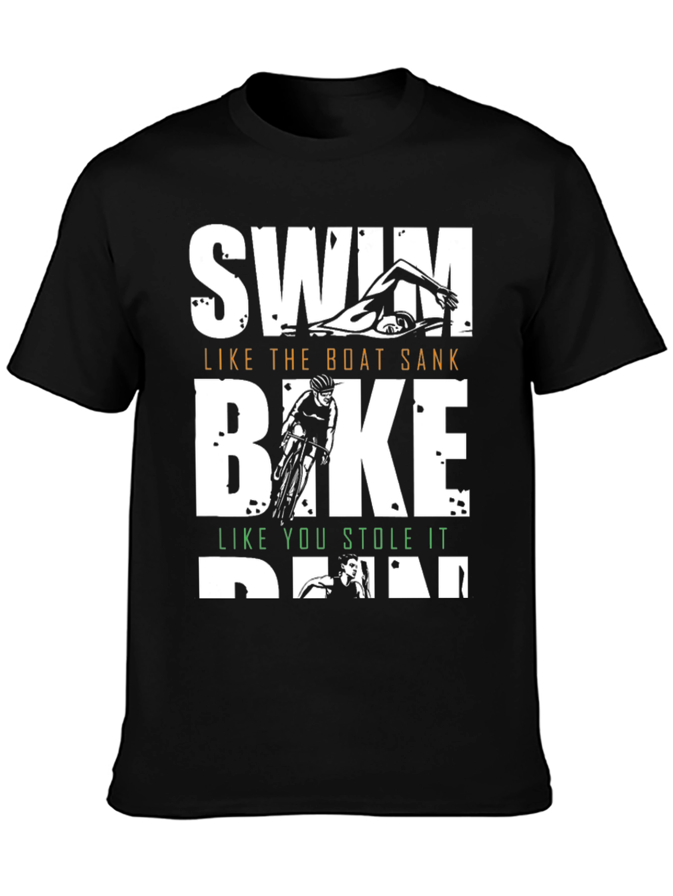 Triathlon T-Shirt: Swim Bike Run