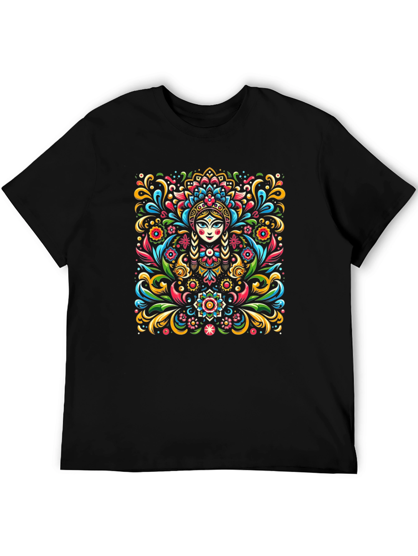 Vibrant Matryoshka Doll Graphic Tee