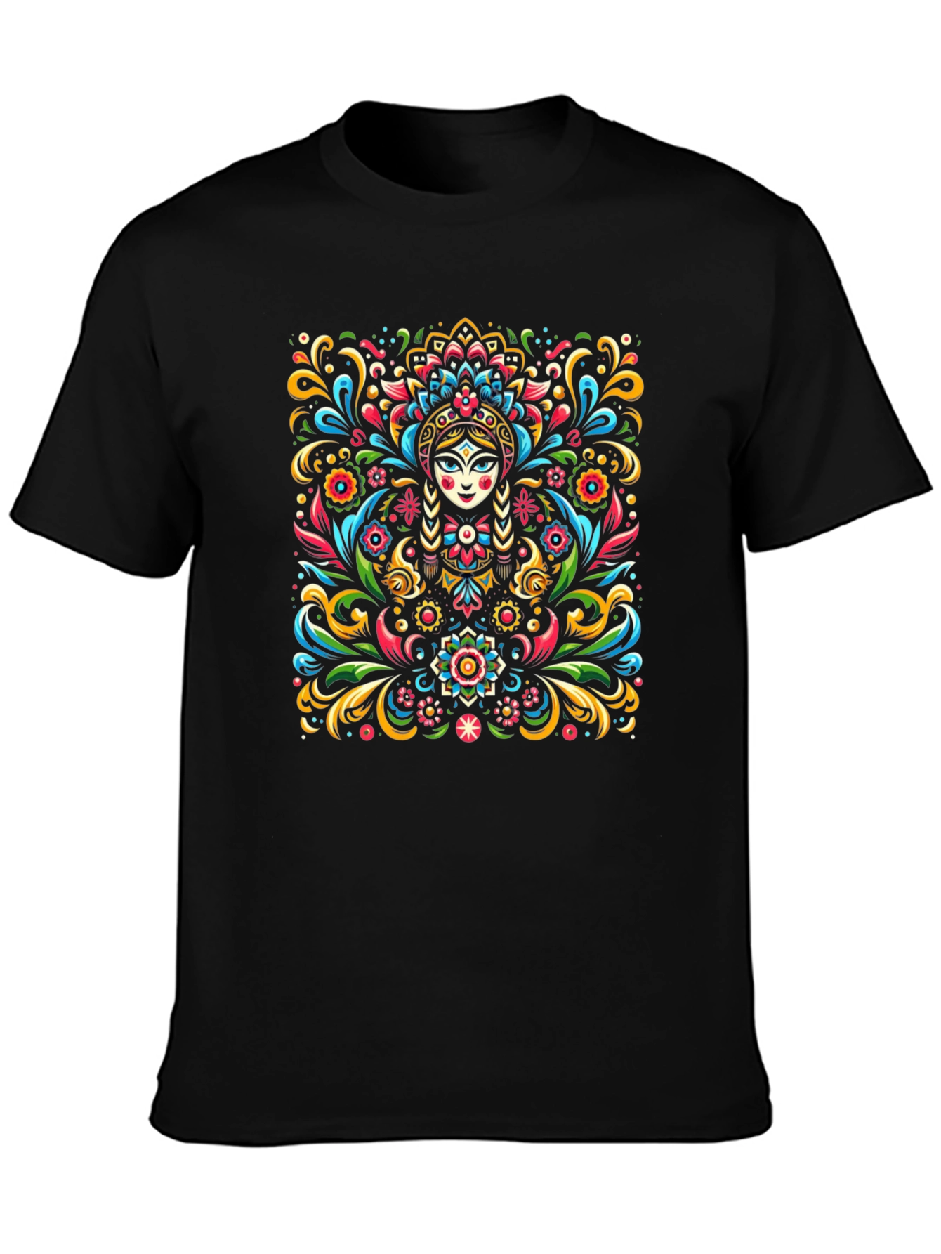 Vibrant Matryoshka Doll Graphic Tee