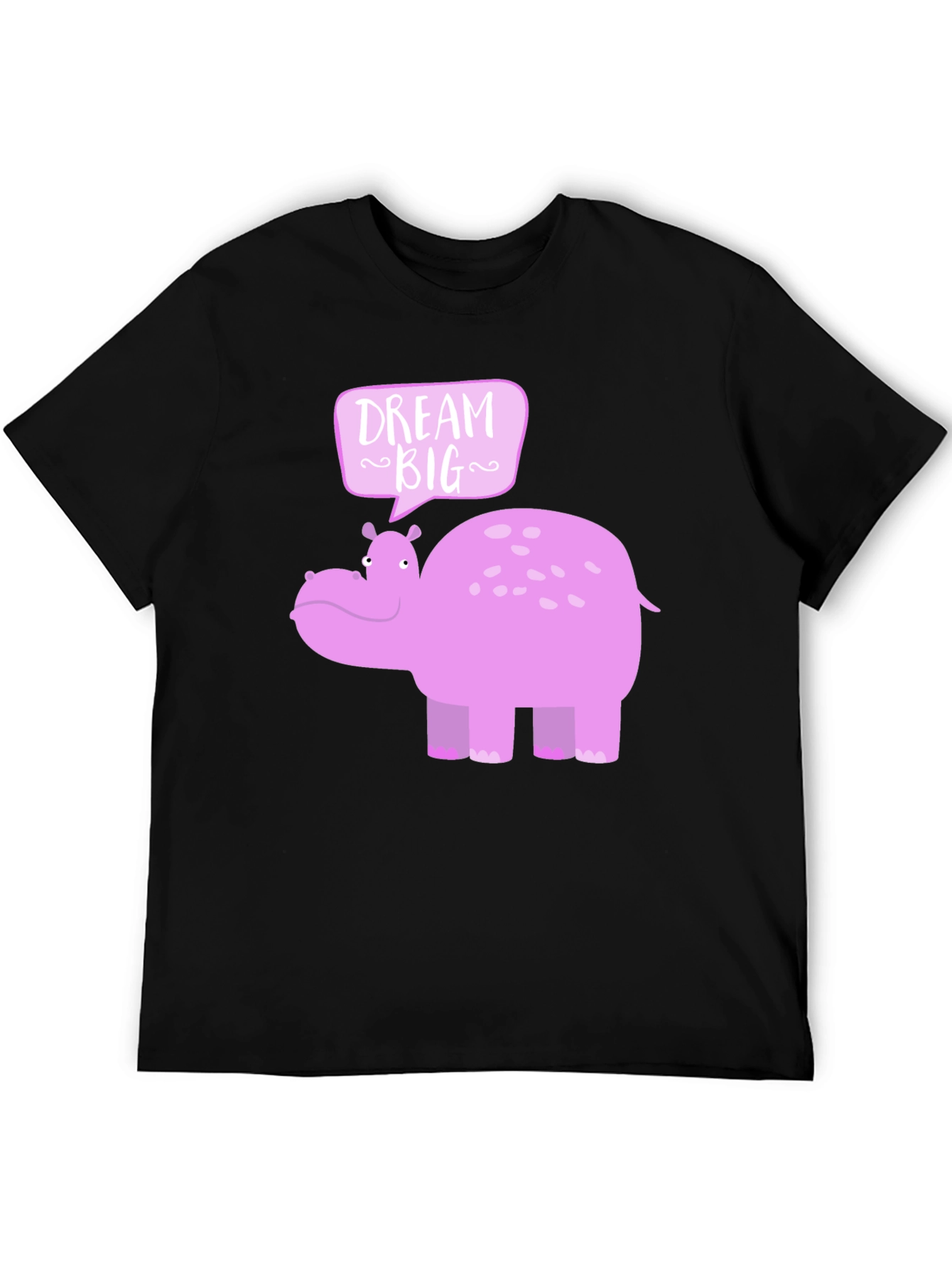 Dream Big Hippo Graphic Tee