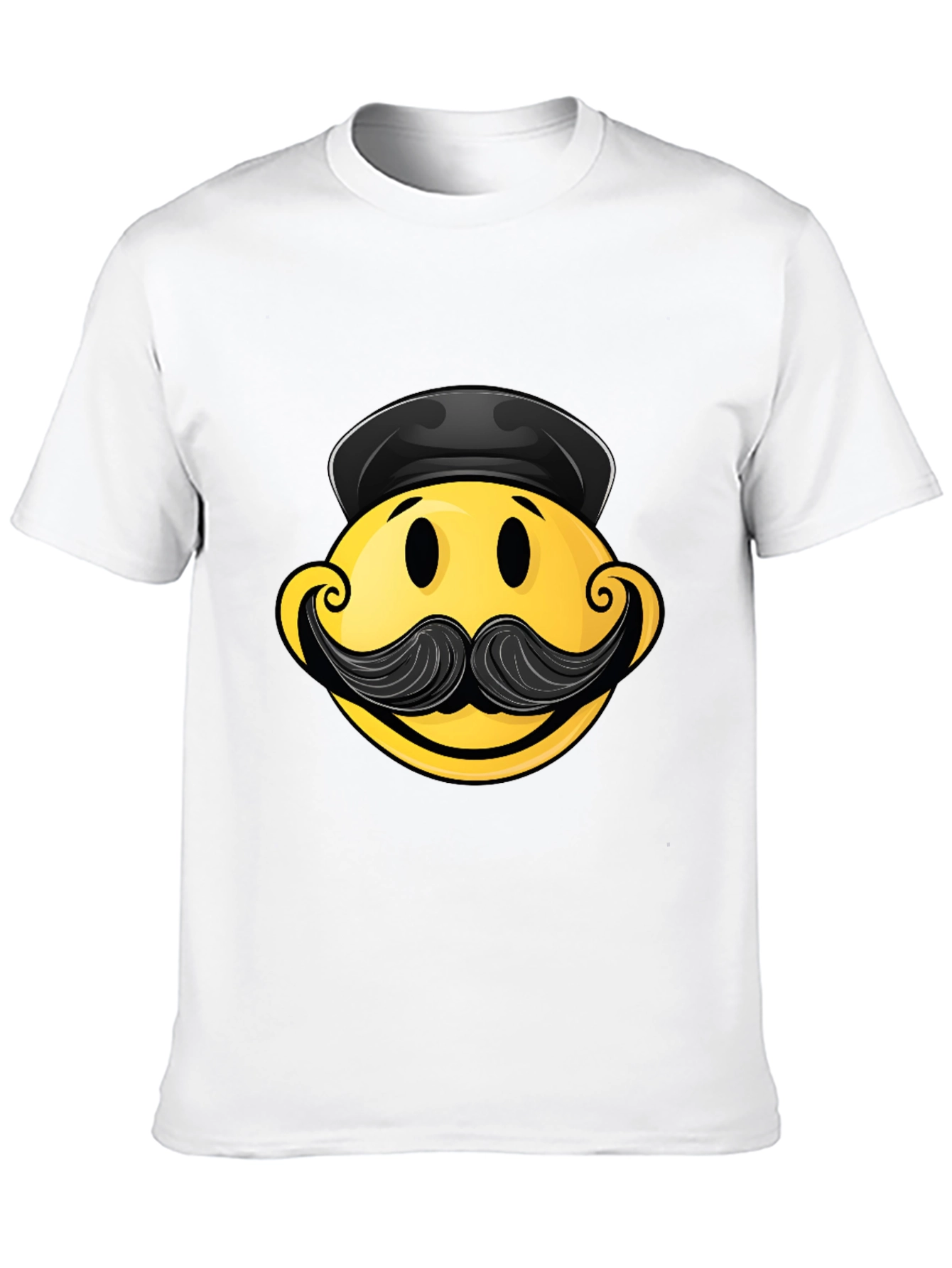 Smiley Face Graphic Tee - Novelty Humor T-Shirt
