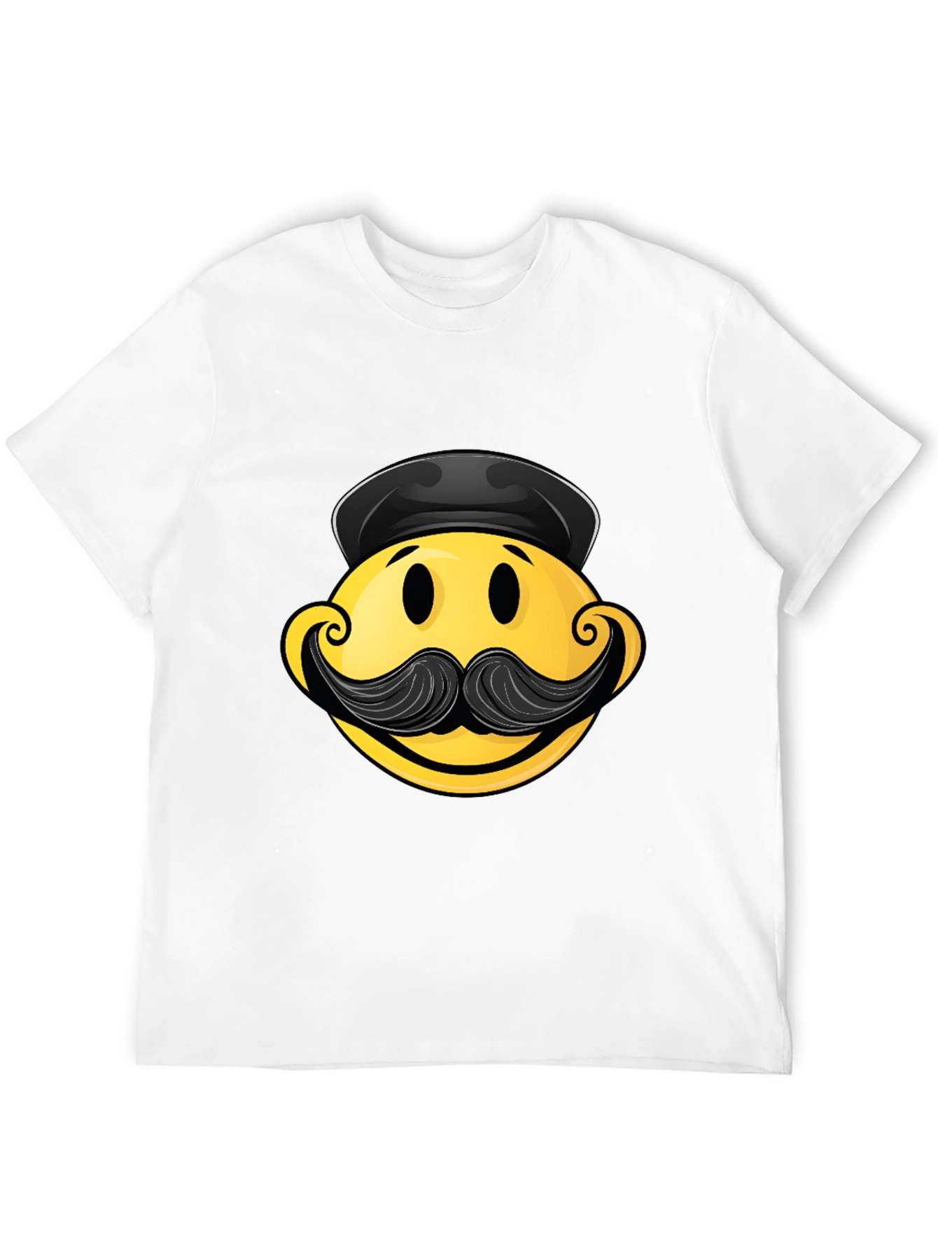 Smiley Face Graphic Tee - Novelty Humor T-Shirt
