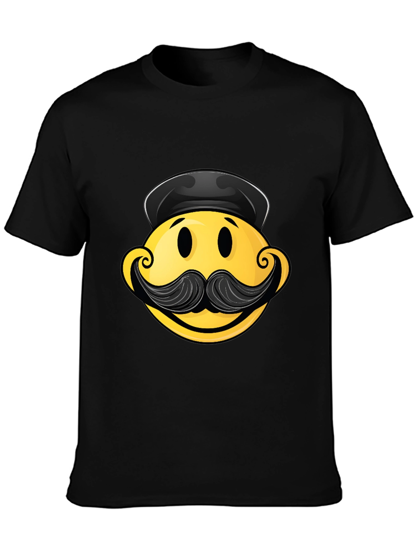 Smiley Face Graphic Tee - Novelty Humor T-Shirt