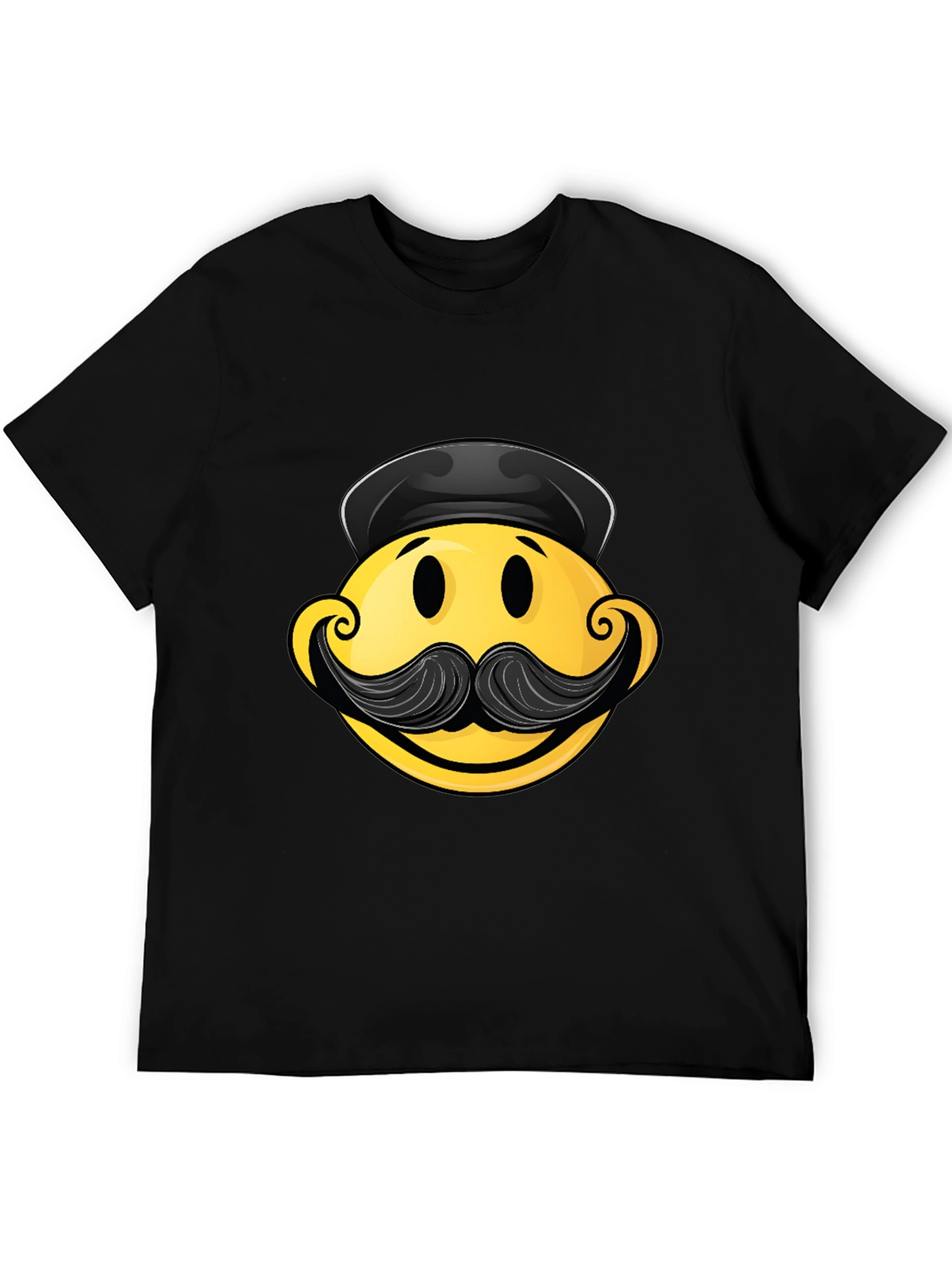 Smiley Face Graphic Tee - Novelty Humor T-Shirt