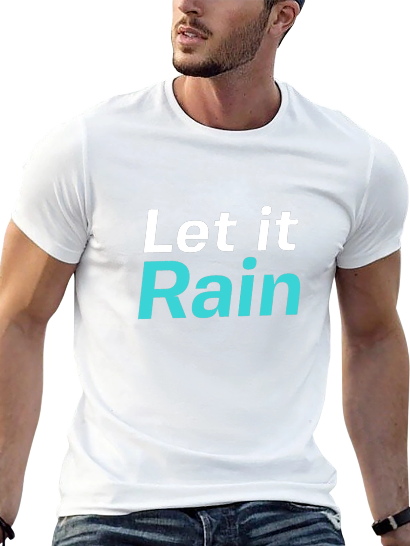 Let it Rain Graphic T-Shirt - Trendy Tee