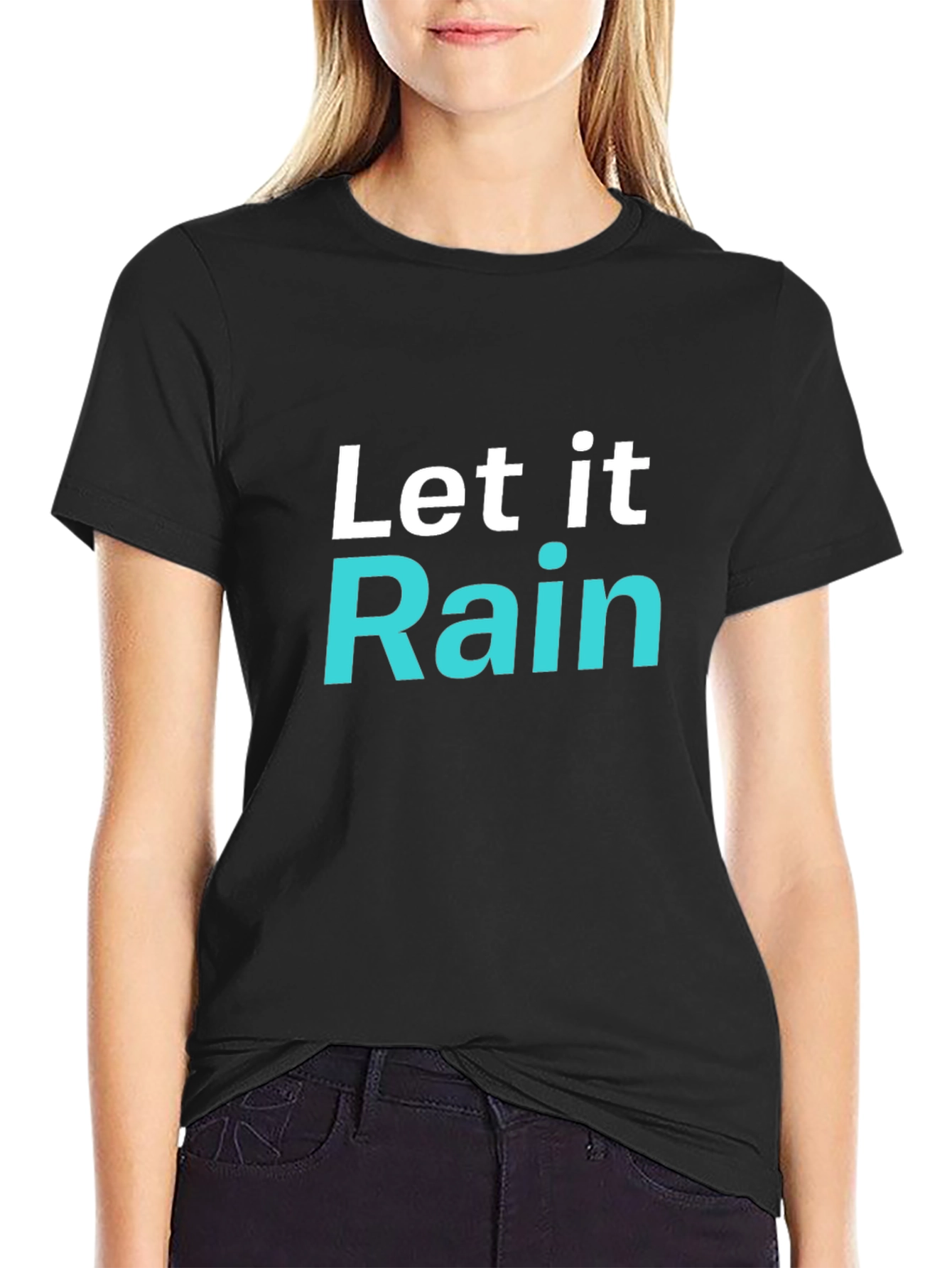 Let it Rain Graphic T-Shirt - Trendy Tee