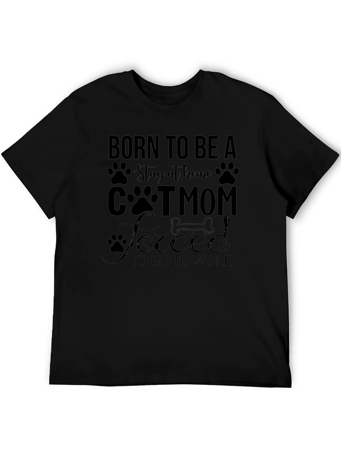 Born to Be a Cat Mom T-Shirt