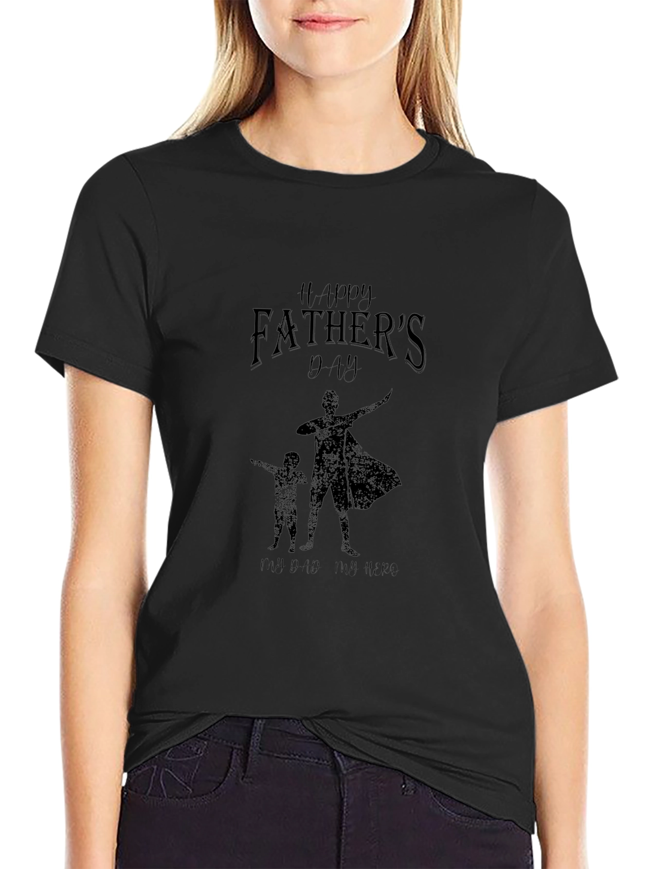 Happy Fathers Day T-Shirt Super Dad