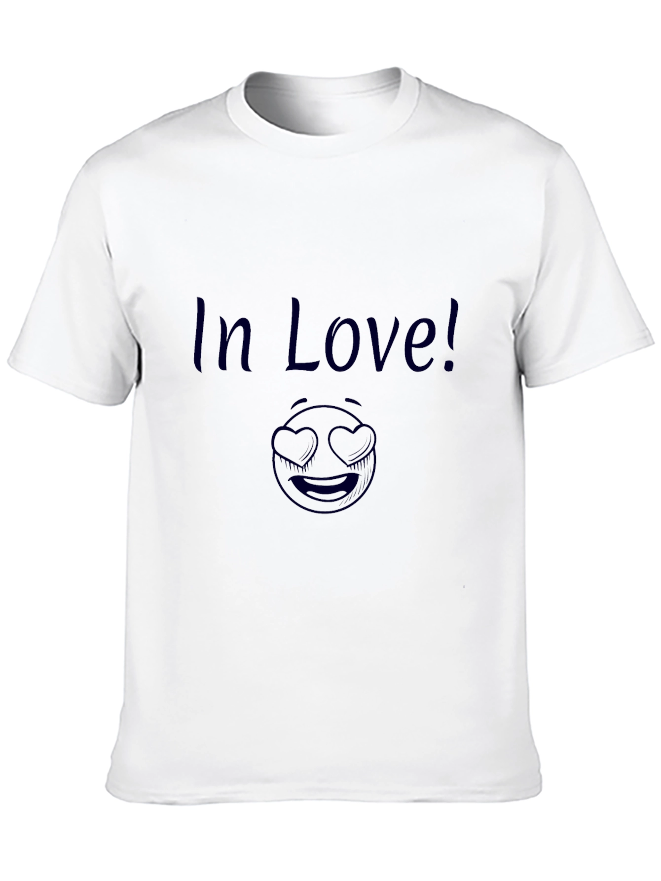 In Love Emoji Graphic Tee - Cool Casual Wear