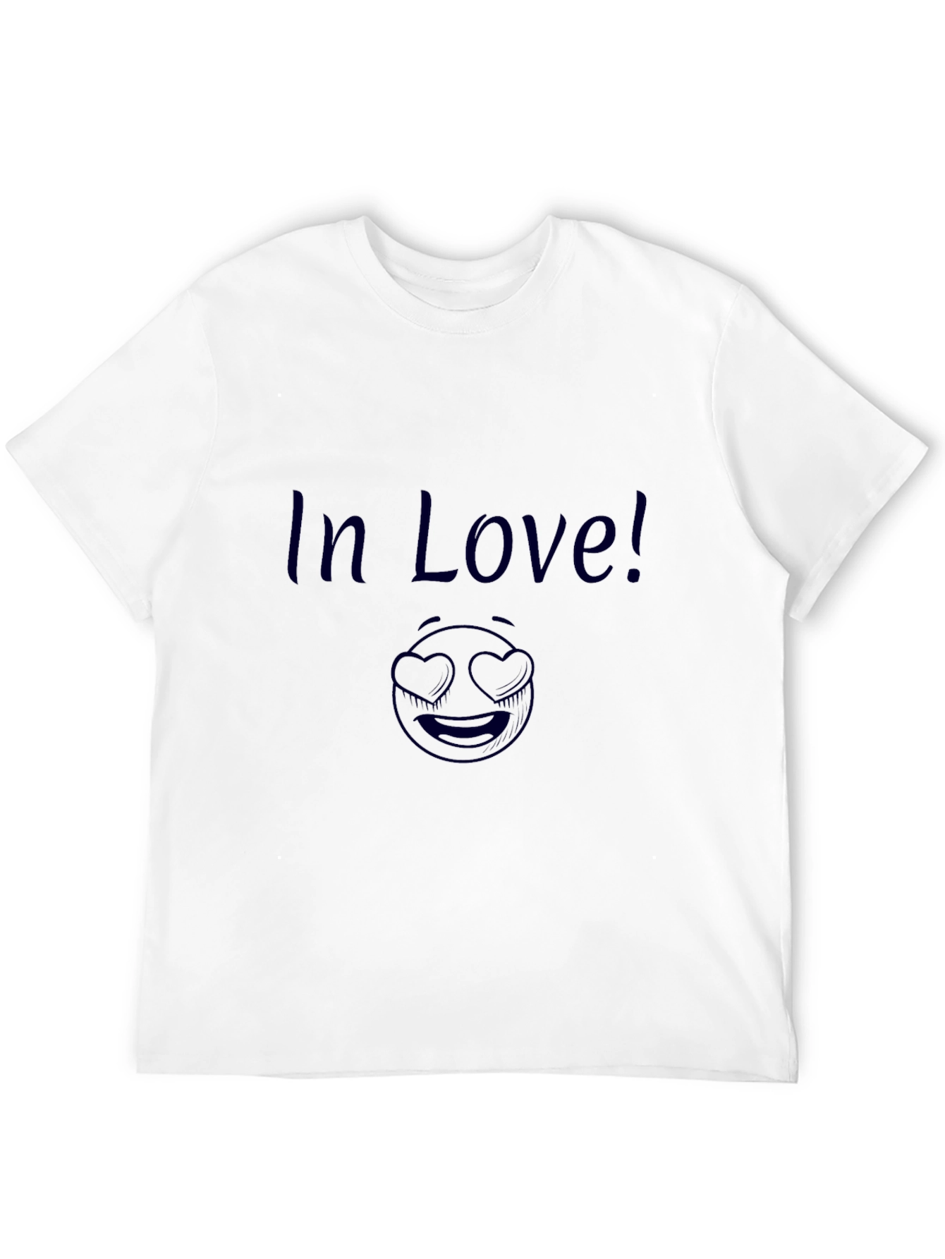 In Love Emoji Graphic Tee - Cool Casual Wear