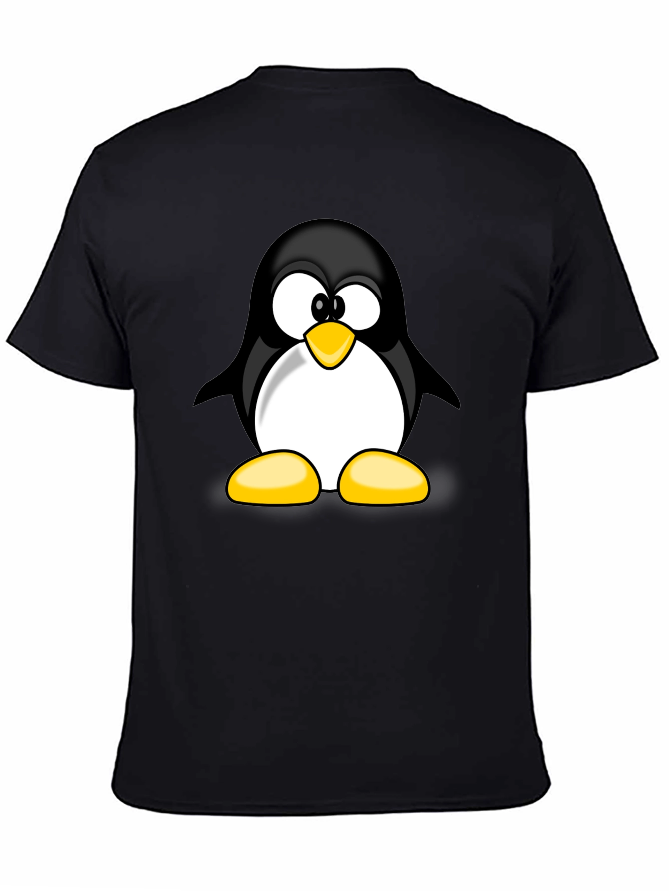 Penguin Graphic T-Shirt - Black Cotton Tee