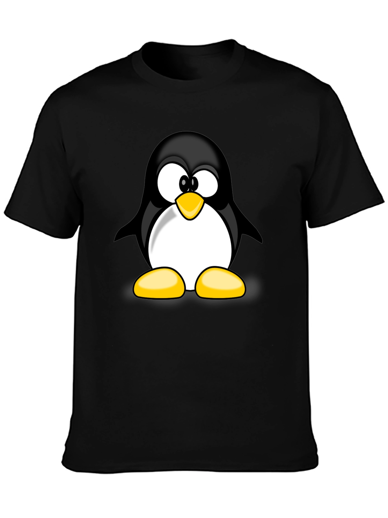Penguin Graphic T-Shirt - Black Cotton Tee