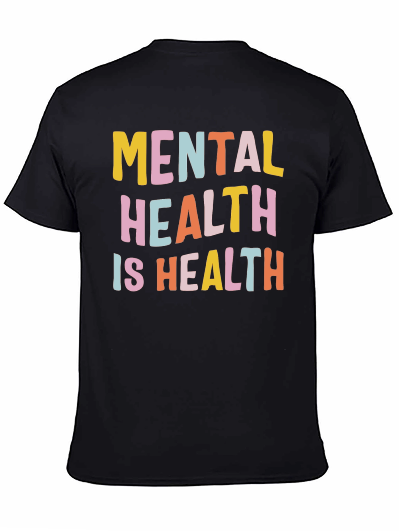 Mental Health Is Health Graphic Tee - Black