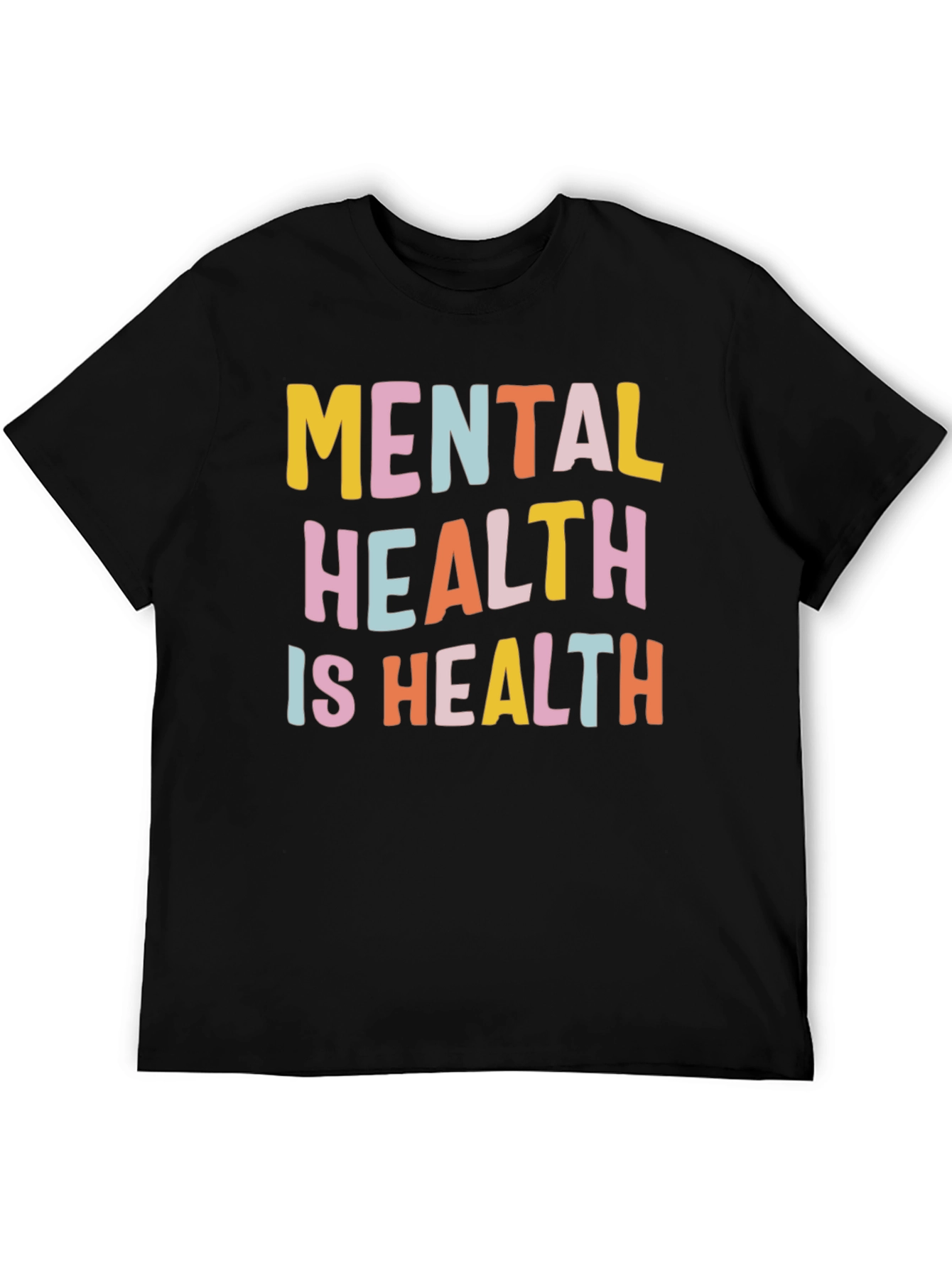 Mental Health Is Health Graphic Tee - Black