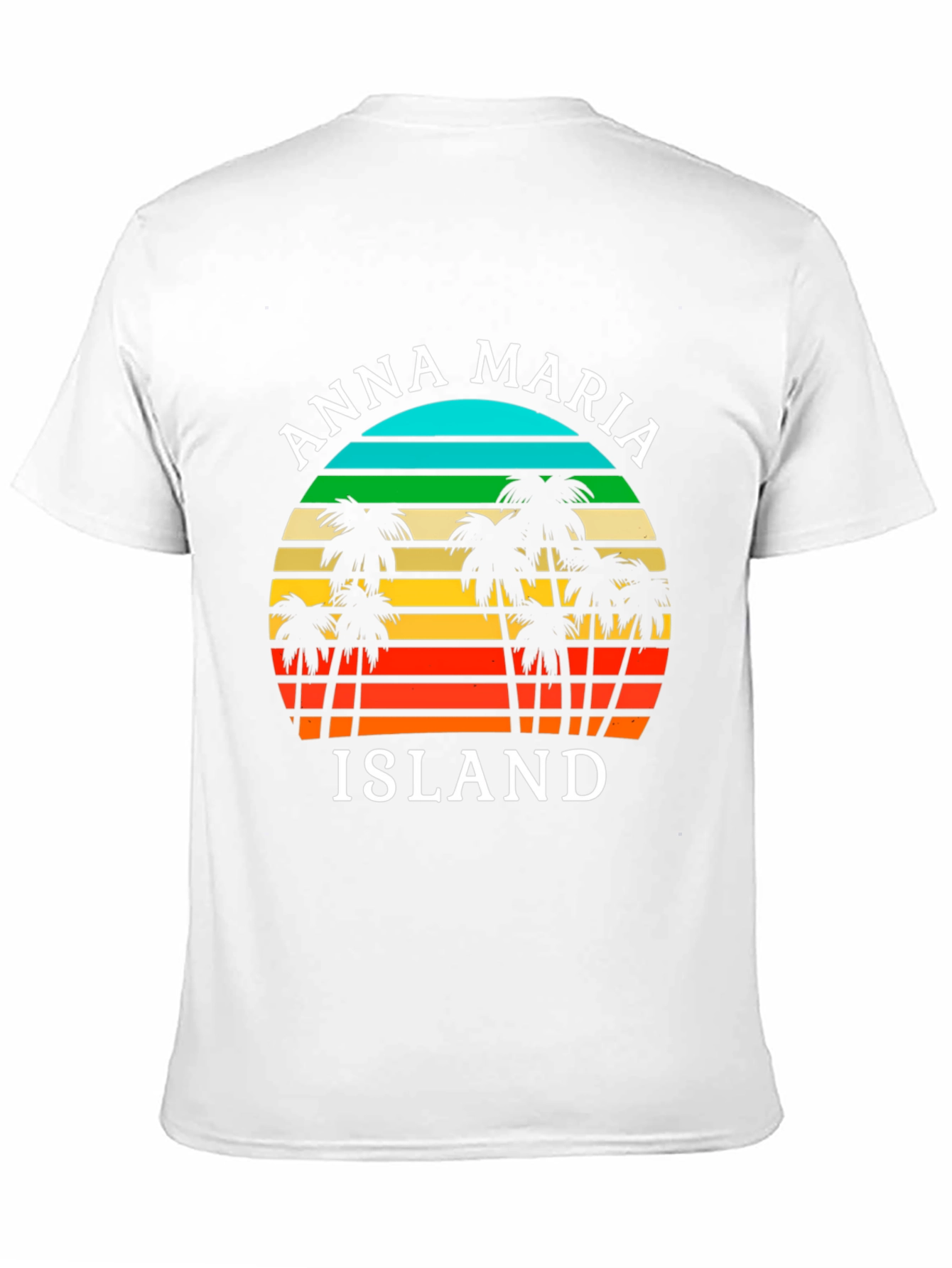 Anna Maria Island T-Shirt Retro Palm Tree Design