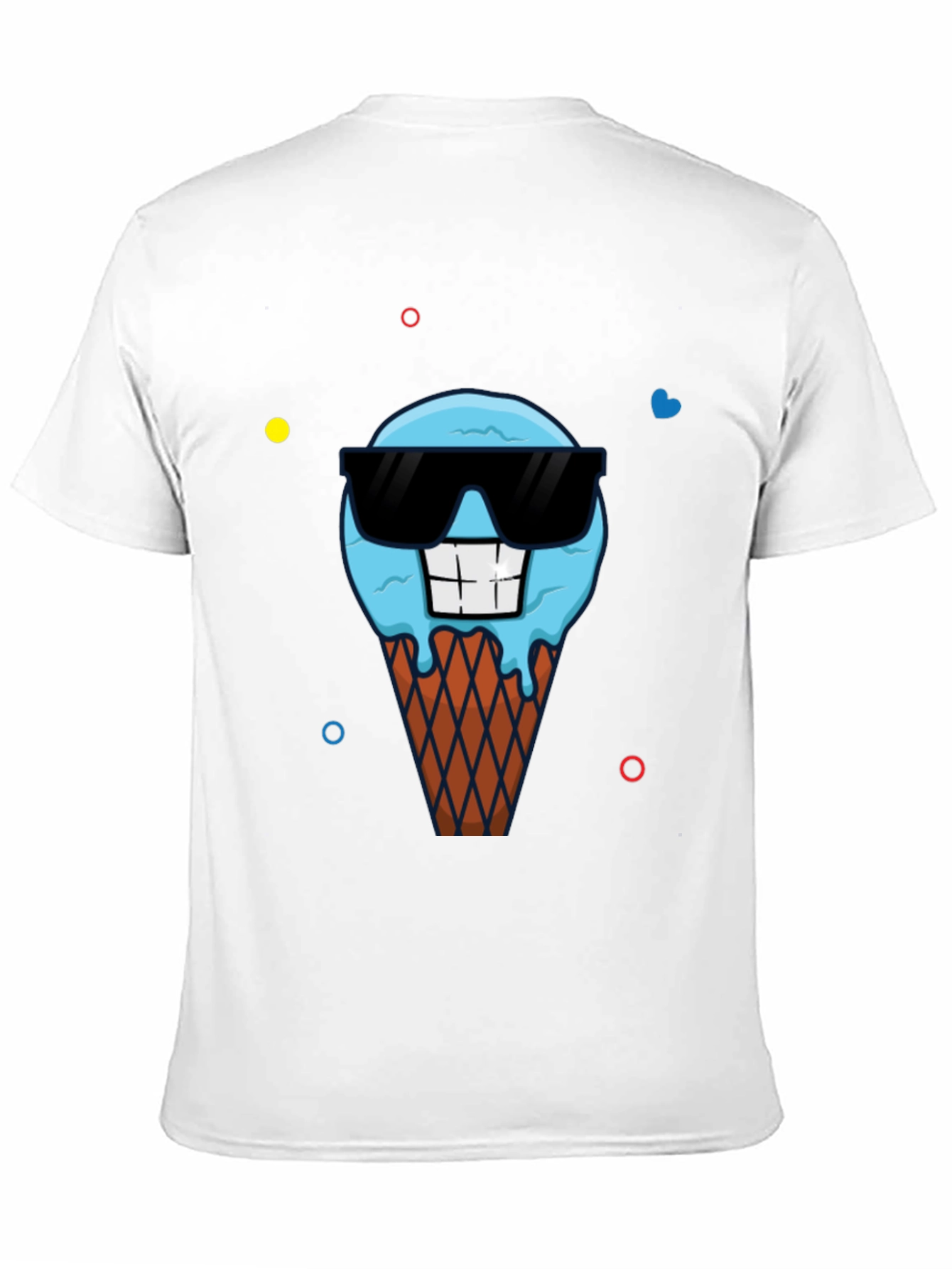 Cool Ice Cream Cone Graphic T-Shirt