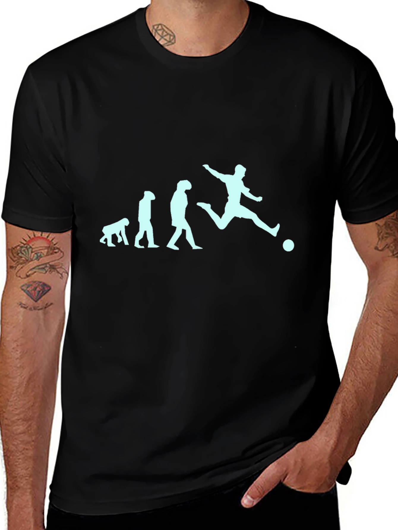 Soccer Evolution T-Shirt - Funny Graphic Tee