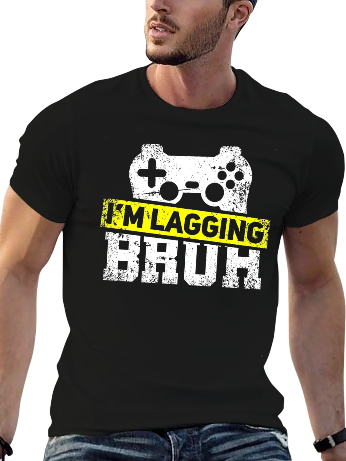 Im Lagging Bruh Funny Gamer T-Shirt