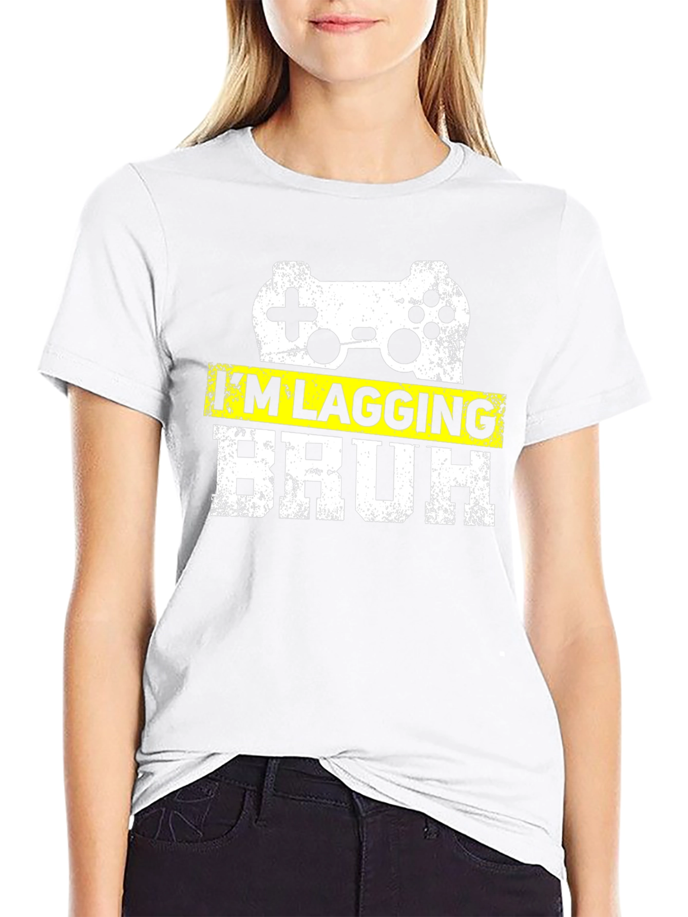 Im Lagging Bruh Funny Gamer T-Shirt