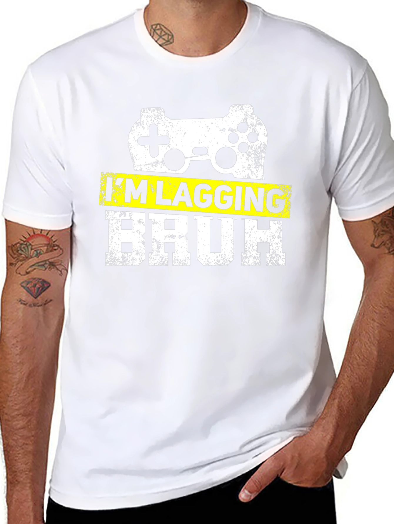 Im Lagging Bruh Funny Gamer T-Shirt