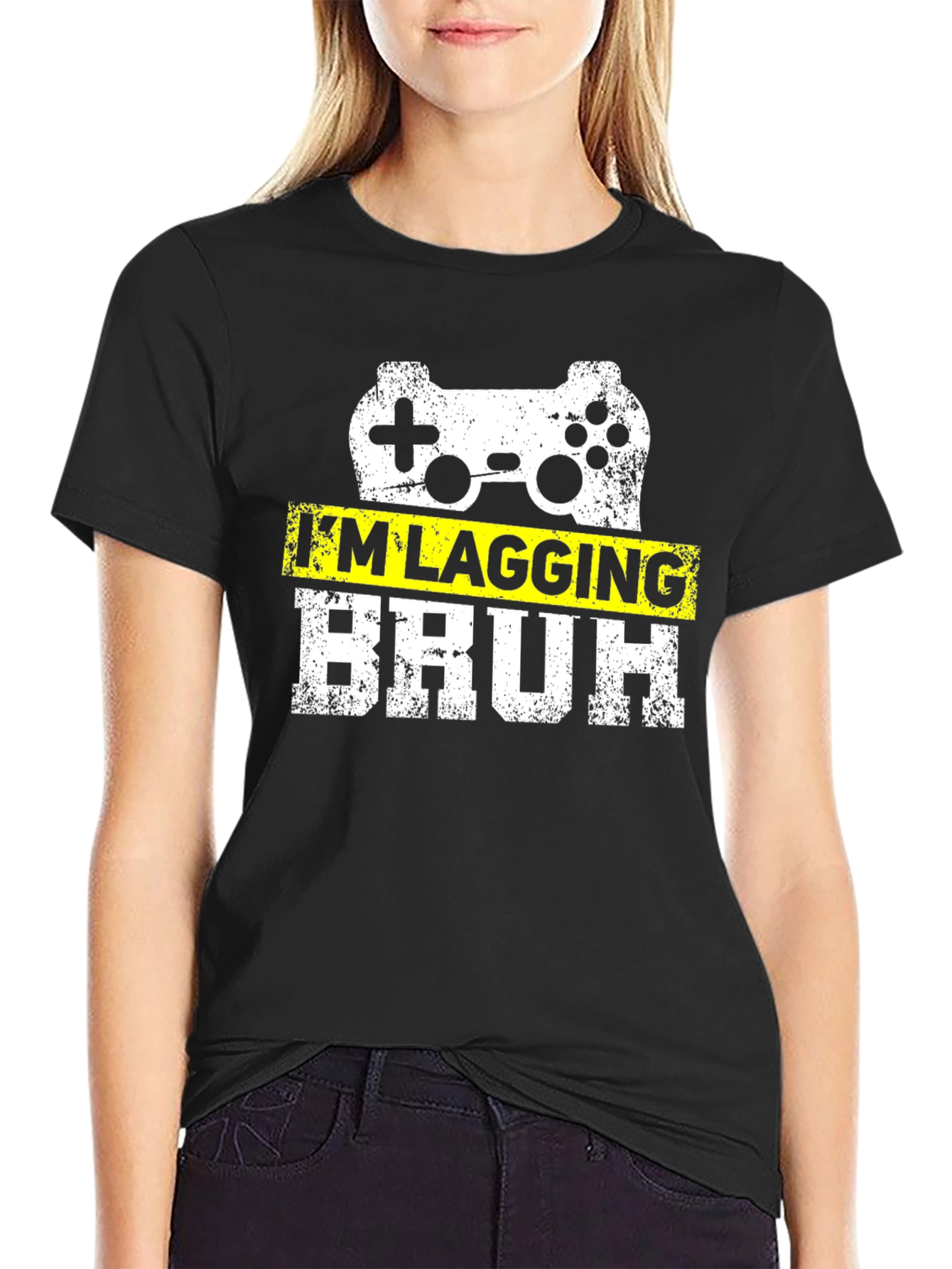 Im Lagging Bruh Funny Gamer T-Shirt