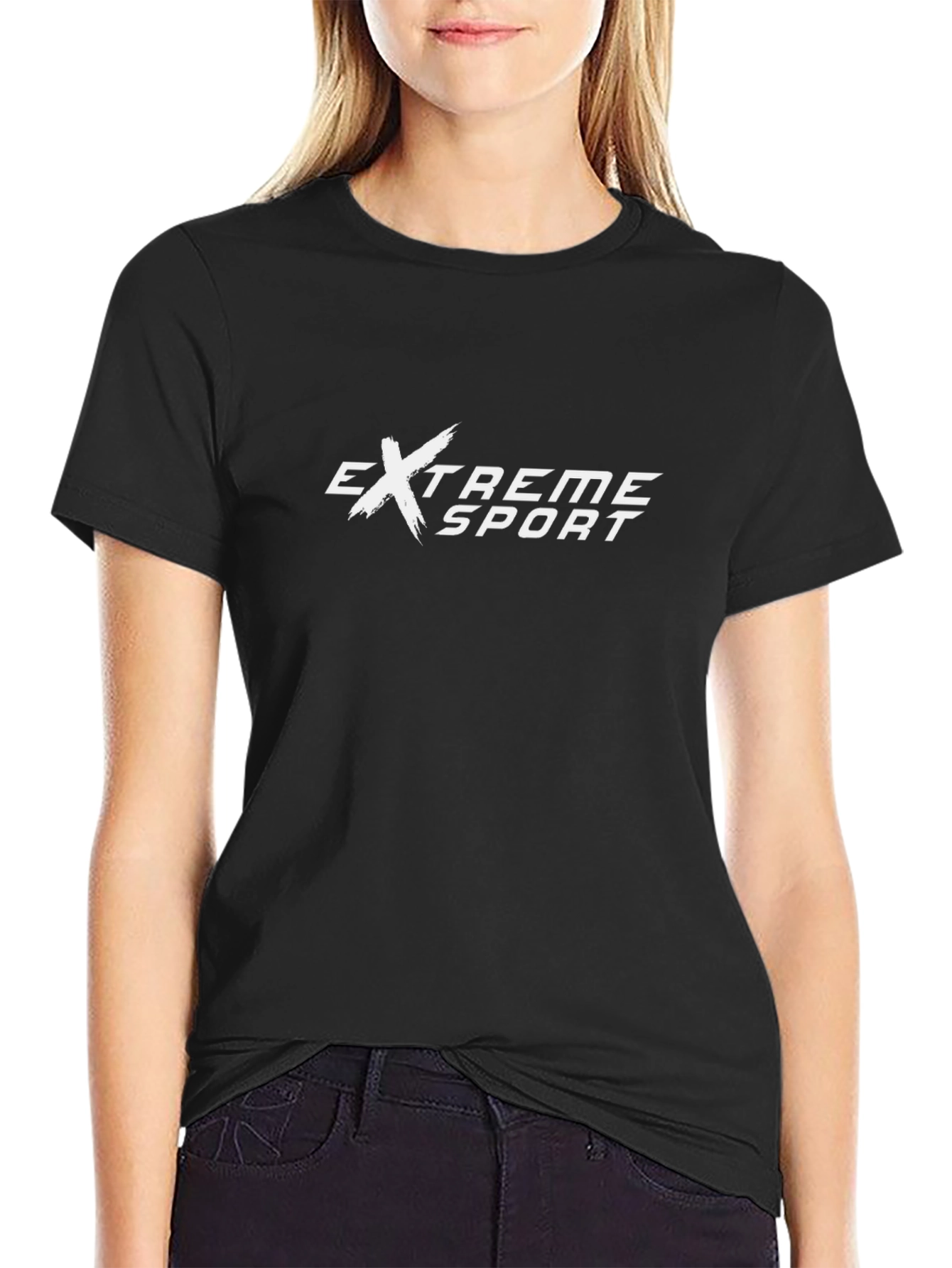 Extreme Sports Graphic Black T-Shirt