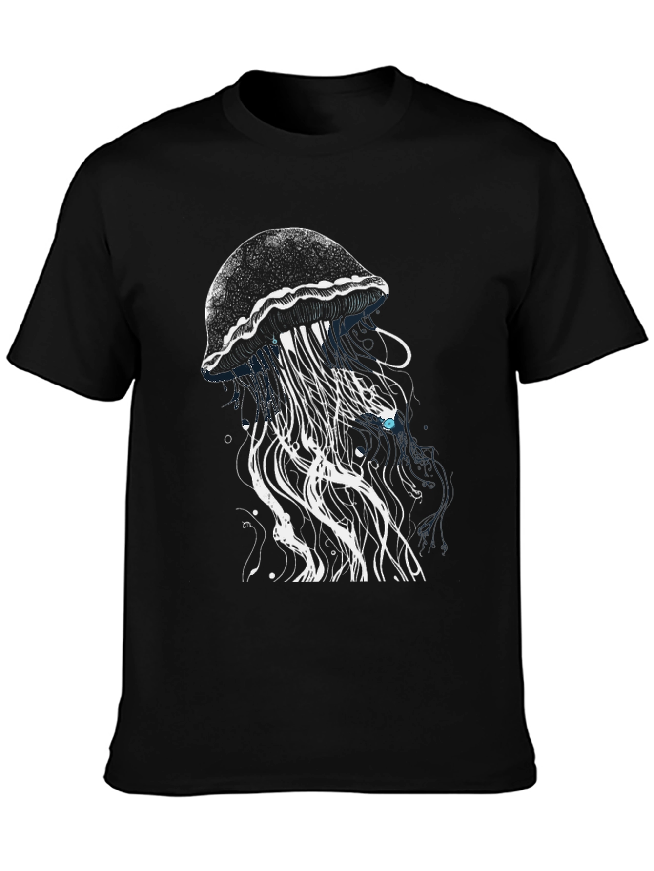 Jellyfish Graphic Black T-Shirt