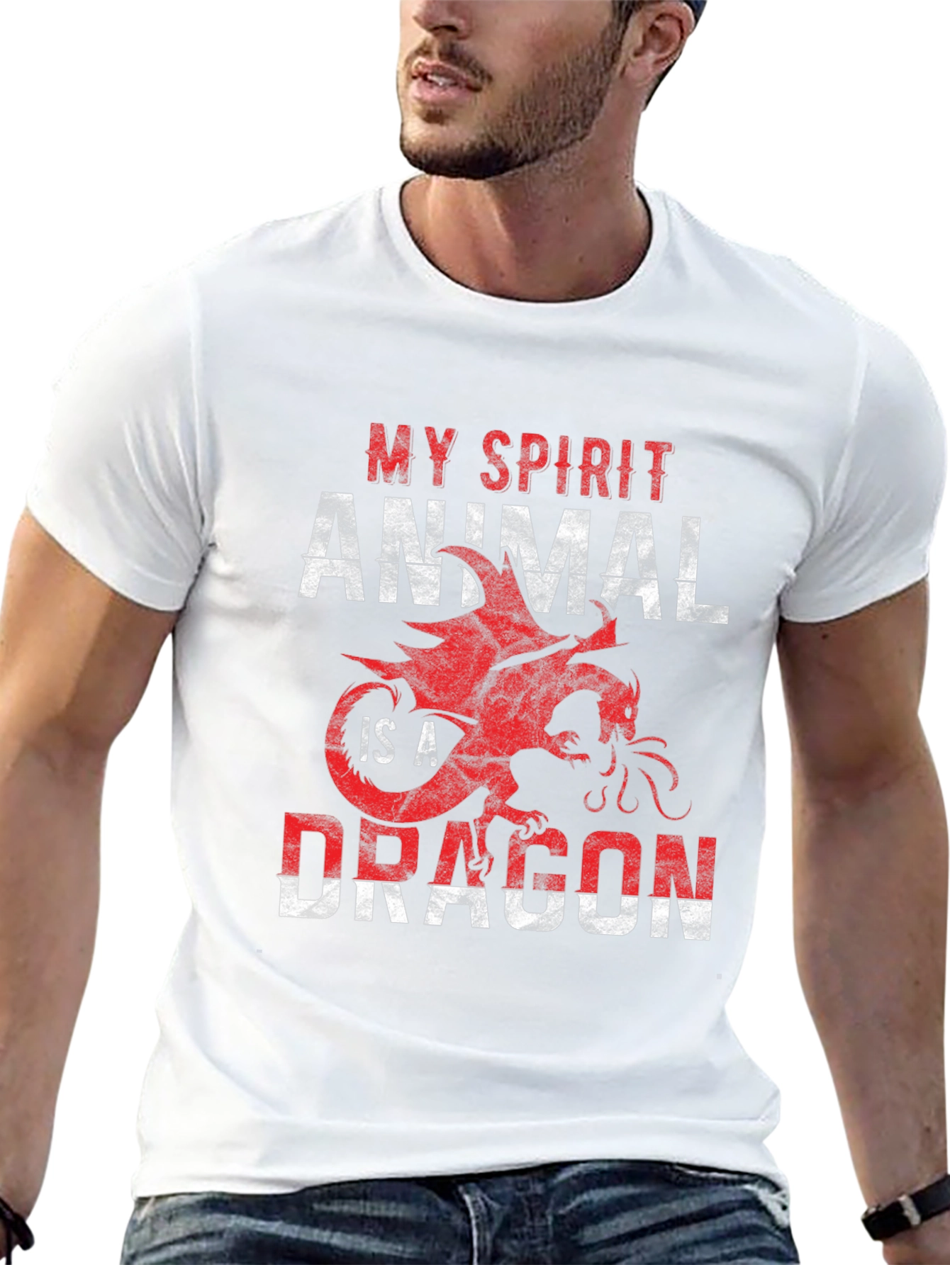My Spirit Animal is a Dragon T-Shirt - Black