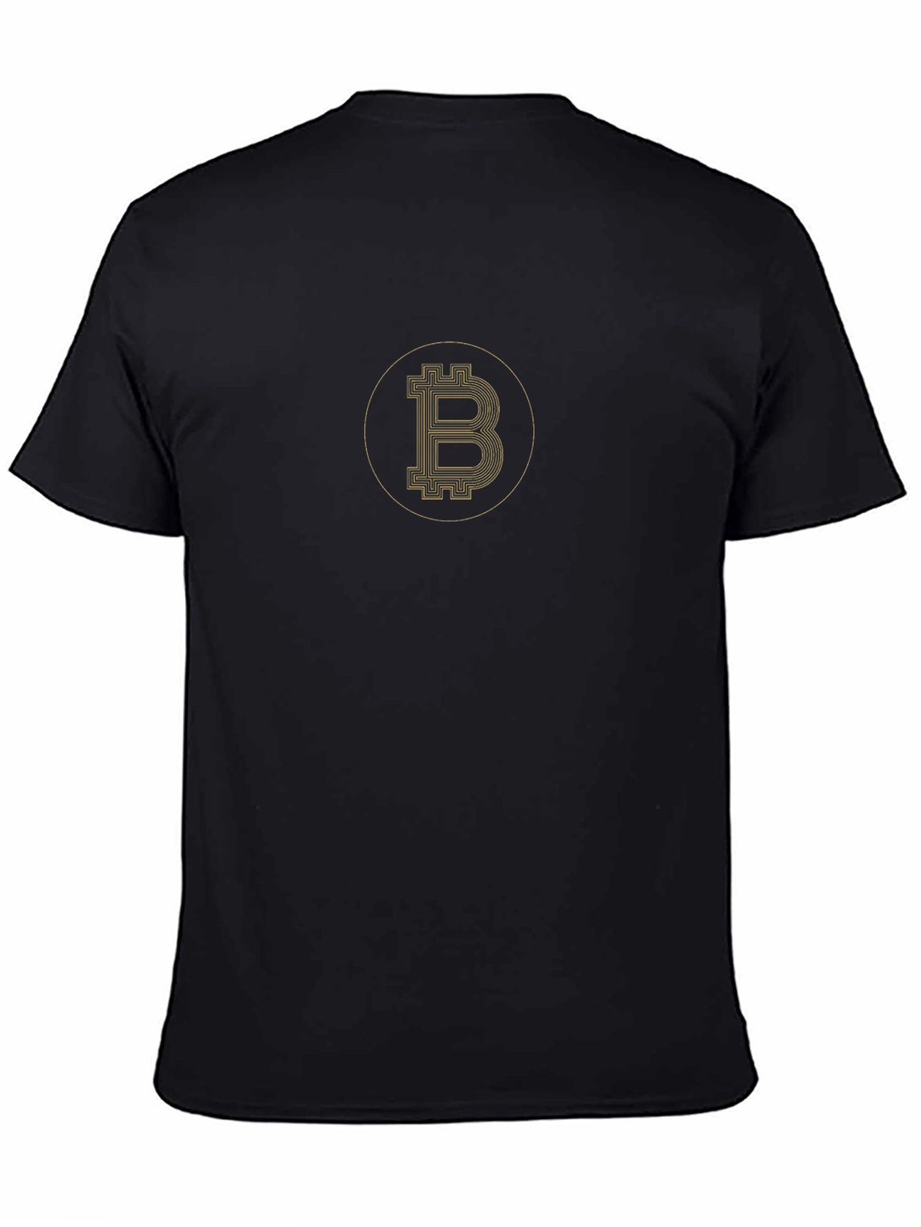 Bitcoin Logo Black T-Shirt | Crypto Currency Tee